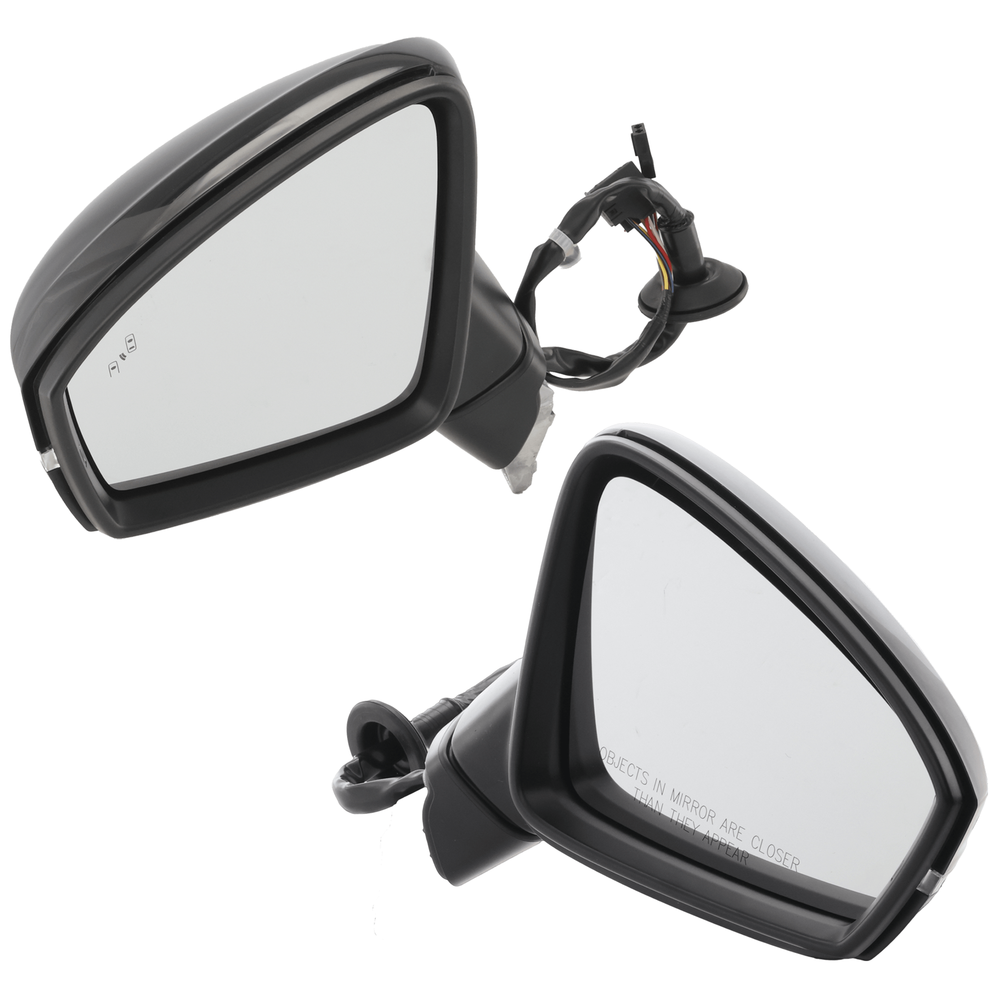 AM TIGUAN 18-21 MIRROR RH AND LH Power Manual Folding Heated Paintable w BSD and Signal Light in No Auto dimming Memory and Puddle Light w Lane Change Assist Set of 2 SKU SET JVW75ER S A Partslink VW1320179 VW1321180 OEM 5NN857507R9B9-5NN857537GRU 5NN