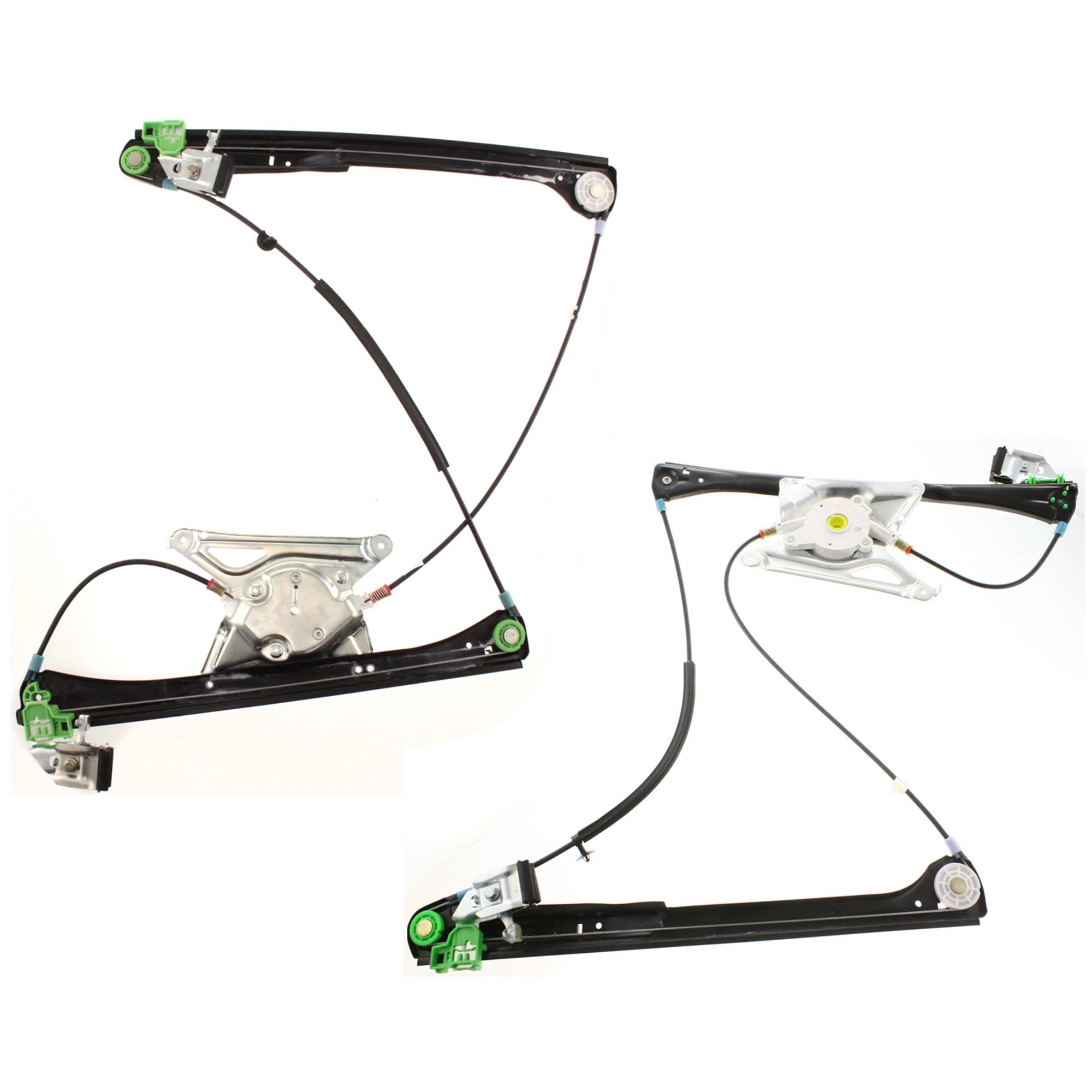 AM A4-96-02 FRONT WINDOW REGULATOR RH AND LH Power w o Motor SKU SET JWA462901 Partslink AU1350100 AU1351100 OEM 8D0837461-8D0837462