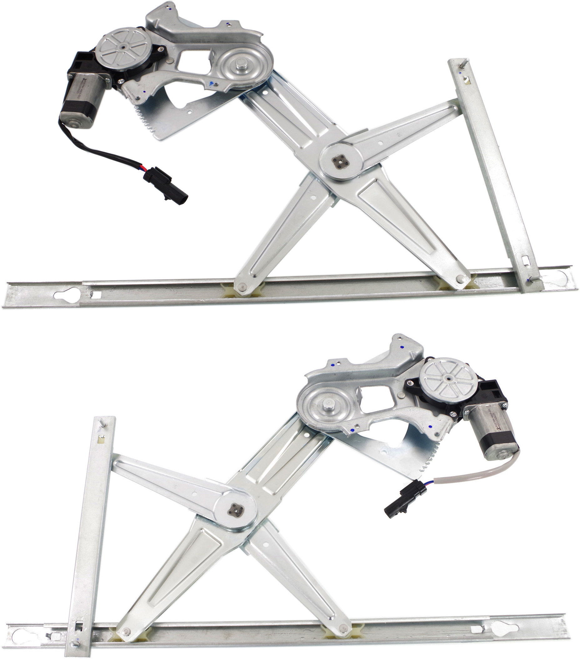 AM SEBRING STRATUS 01-06 FRONT WINDOW REGULATOR RH AND LH Power With Motor SKU SET JWC462939 Partslink CH1350133 CH1351133 OEM 4878108AL 4878109AL