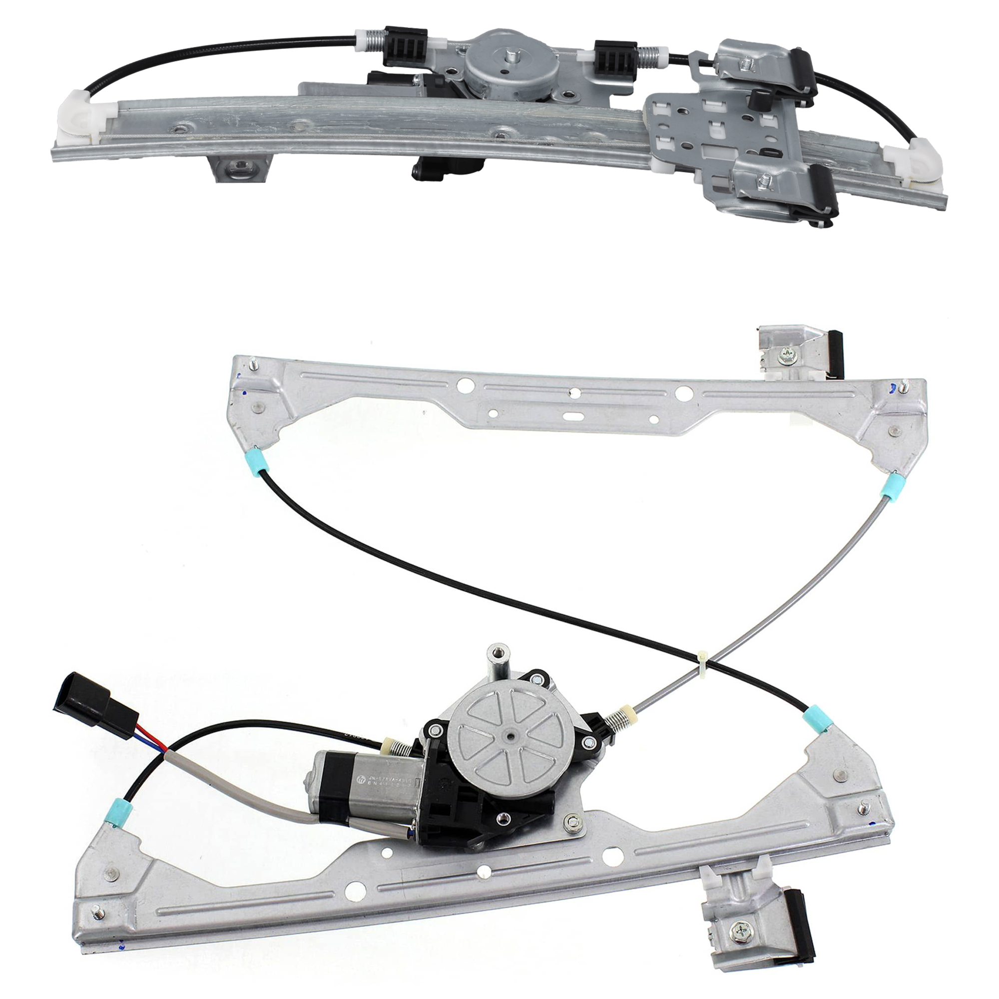 AM HHR 06-11 FRONT AND REAR WINDOW REGULATOR LH Power w Motor SKU SET JWC462950 Partslink GM1350178 GM1550161 OEM 22714332-22714334