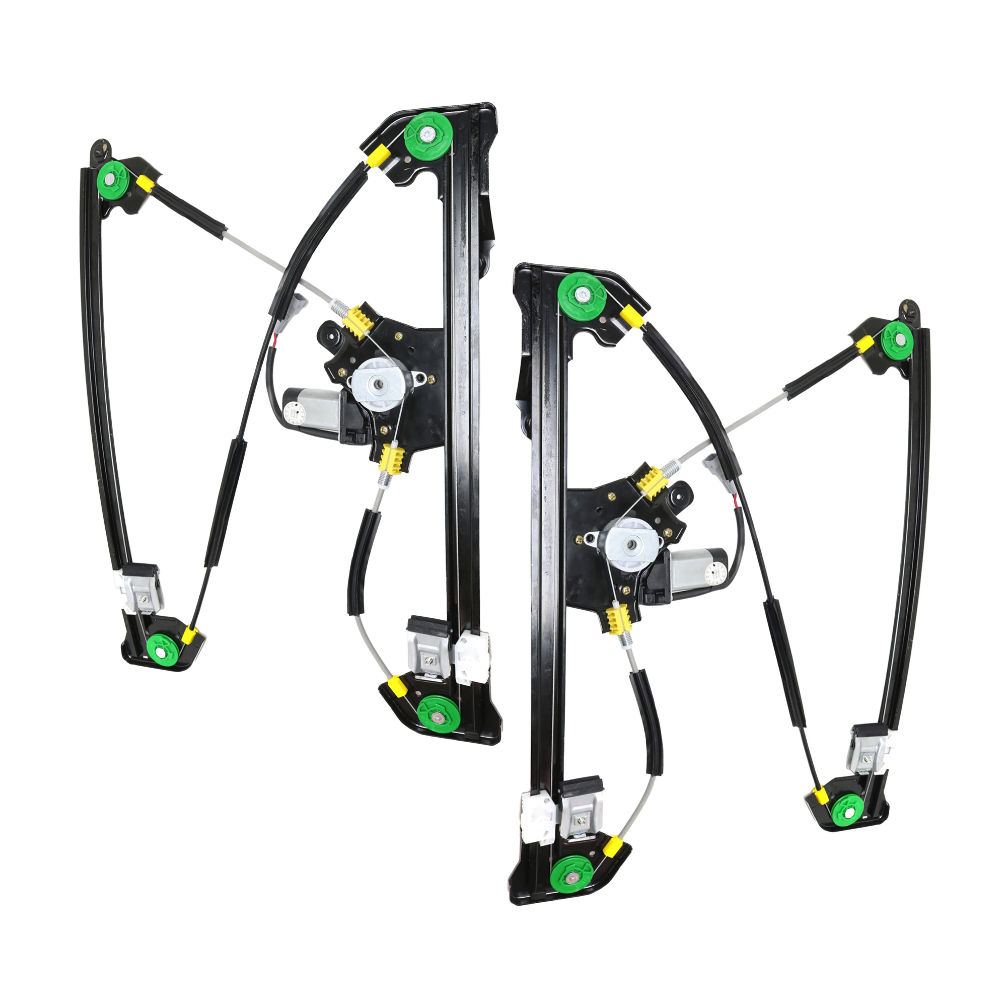 AM F 150-04-06 MARK LT 2006 FRONT WINDOW REGULATOR RH and LH Power w Motor Super Crew Crew Cab Pickup Regular Cab Standard Cab Pickup SKU SET JWF462913 Partslink FO1350159 FO1350153 FO1351159 FO1351153 OEM 6L3Z1523200BA 4L3Z1523200CA 6L