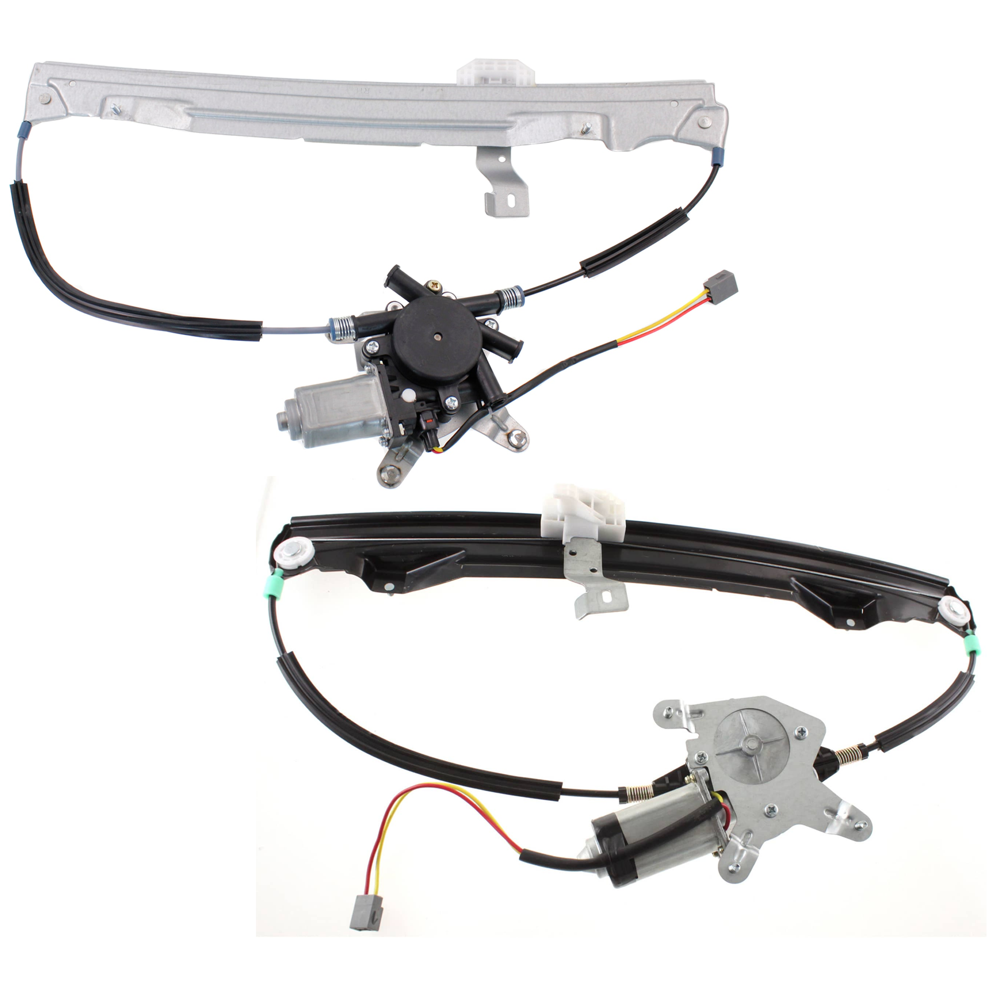 AM EXPLORER 02-10 REAR WINDOW REGULATOR RH AND LH Power w Motor SKU SET JWF491701 Partslink FO1550118 FO1551118 OEM 6L2Z7827000BA 6L2Z7827001BA