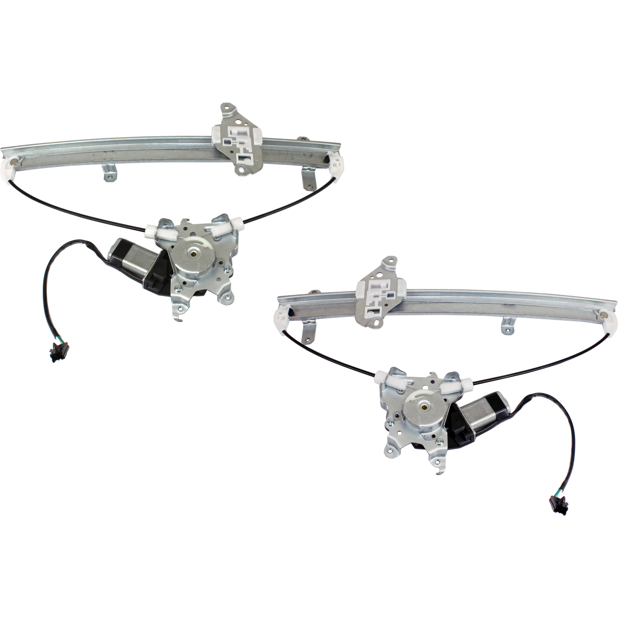 AM FRONTIER 98-04 XTERRA 00-04 FRONT WINDOW REGULATOR RH AND LH Power With Motor SKU SET JWN462919 Partslink NI1350121 NI1351121 OEM 807203S500-807213S500