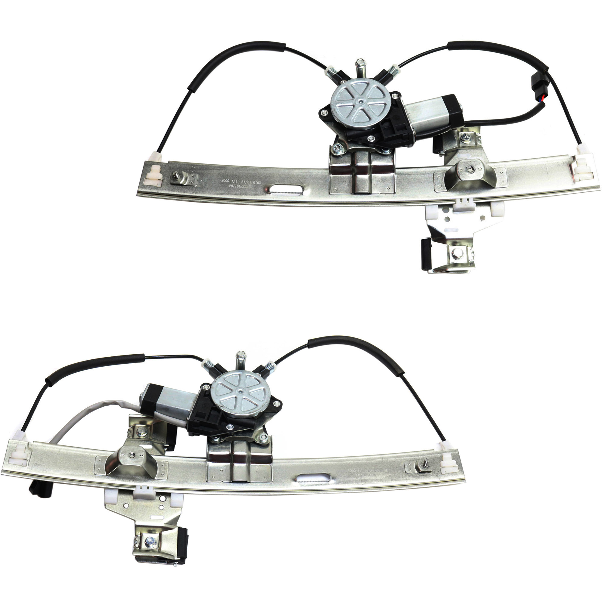 AM GRAND PRIX 04-08 REAR WINDOW REGULATOR RH AND LH Power w Motor SKU SET JWP491703 Partslink GM1550135 GM1551135 OEM 15869654-15869655