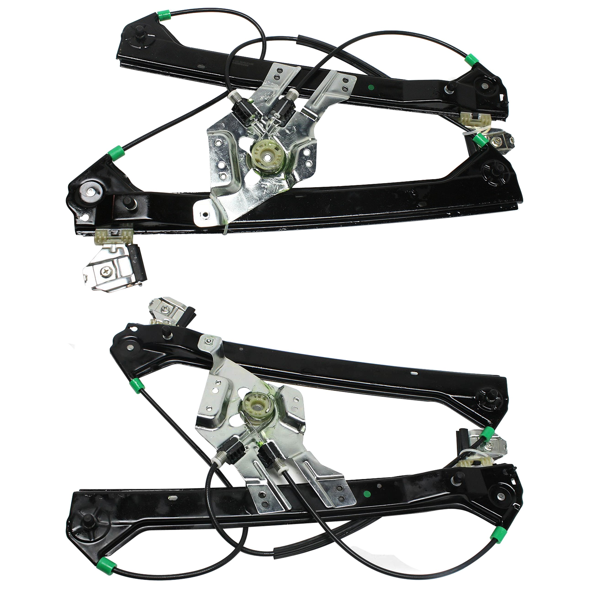 AM SAAB 9-3-03-11 FRONT WINDOW REGULATOR RH AND LH Power w o Motor SKU SET JWS462915 Partslink SB1350100 SB1351100 OEM 1-279-372-812-793-720
