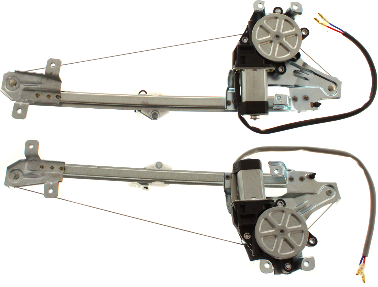 AM SAAB 9-5-99-09 REAR WINDOW REGULATOR RH AND LH Power w Motor SKU SET JWS491703 Partslink SB1550100 SB1551100 OEM 5184858-5333422
