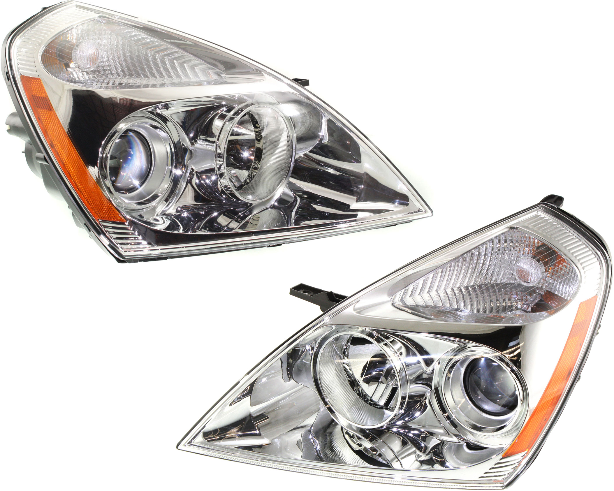 AM SEDONA 06-06 HEAD LAMP RH AND LH Assembly Halogen SKU SET K100145 Partslink KI2502120 KI2503120 OEM 921014D010-921024D010