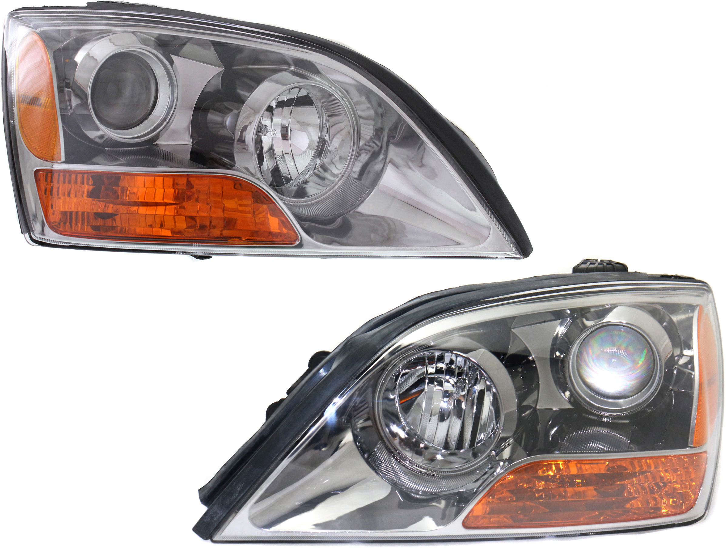 AM SORENTO 07-07 HEAD LAMP RH AND LH Assembly Halogen SKU SET K100149 Partslink KI2502126 KI2503126 OEM 921013E540-921023E540