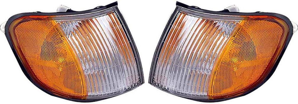AM SPORTAGE 97-2 CORNER LAMP RH and LH Set of 2 Assembly SKU SET K104101 Partslink KI2520105 KI2521105 OEM 0K08A51060B 0K08A51070B