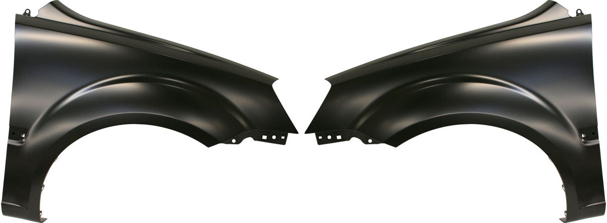 AM RIO RIO5-06-11 FRONT FENDER RH AND LH Primed Hatchback Sedan Steel SKU SET K220143 Partslink KI1241123 KI1240123 OEM 663211G300-663111G300