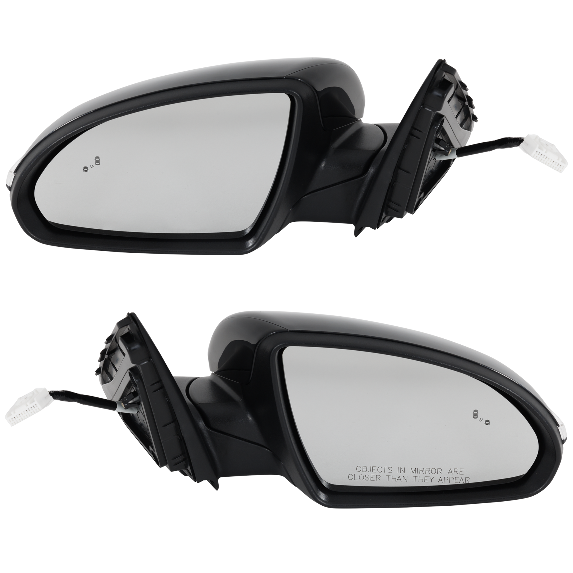 AM OPTIMA 16-20 MIRROR RH AND LH Power Power Folding Heated USA Built Vehicle w Signal Light BSD Memory Paint To Match SKU SET KA101ER S Partslink KI1320205 KI1321205 OEM 87610D5050-87620D5050