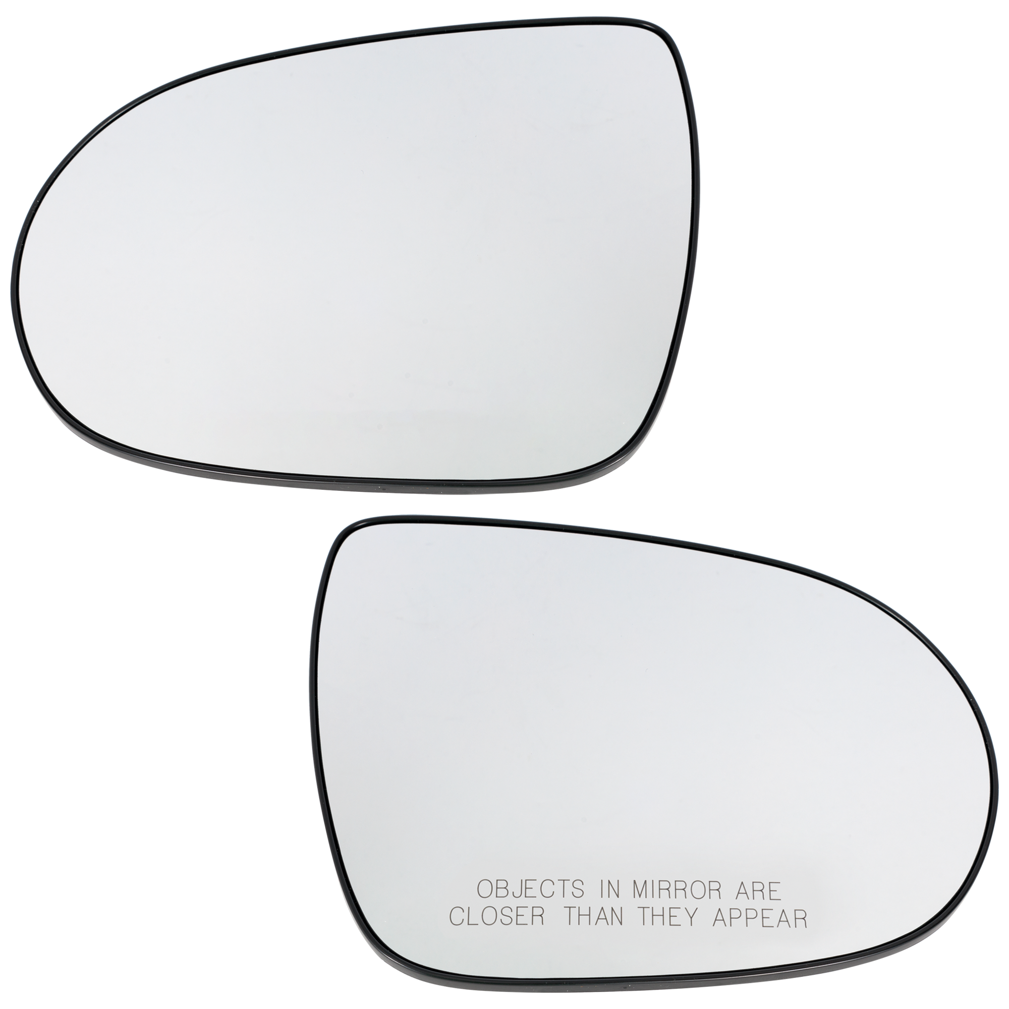 AM SORENTO 16-20 MIRROR GLASS RH AND LH Heated w Backing Plate No Blind Spot Detecton SKU SET KA108GR Partslink KI1324115 KI1325115 OEM 87611C6020-87621C6020