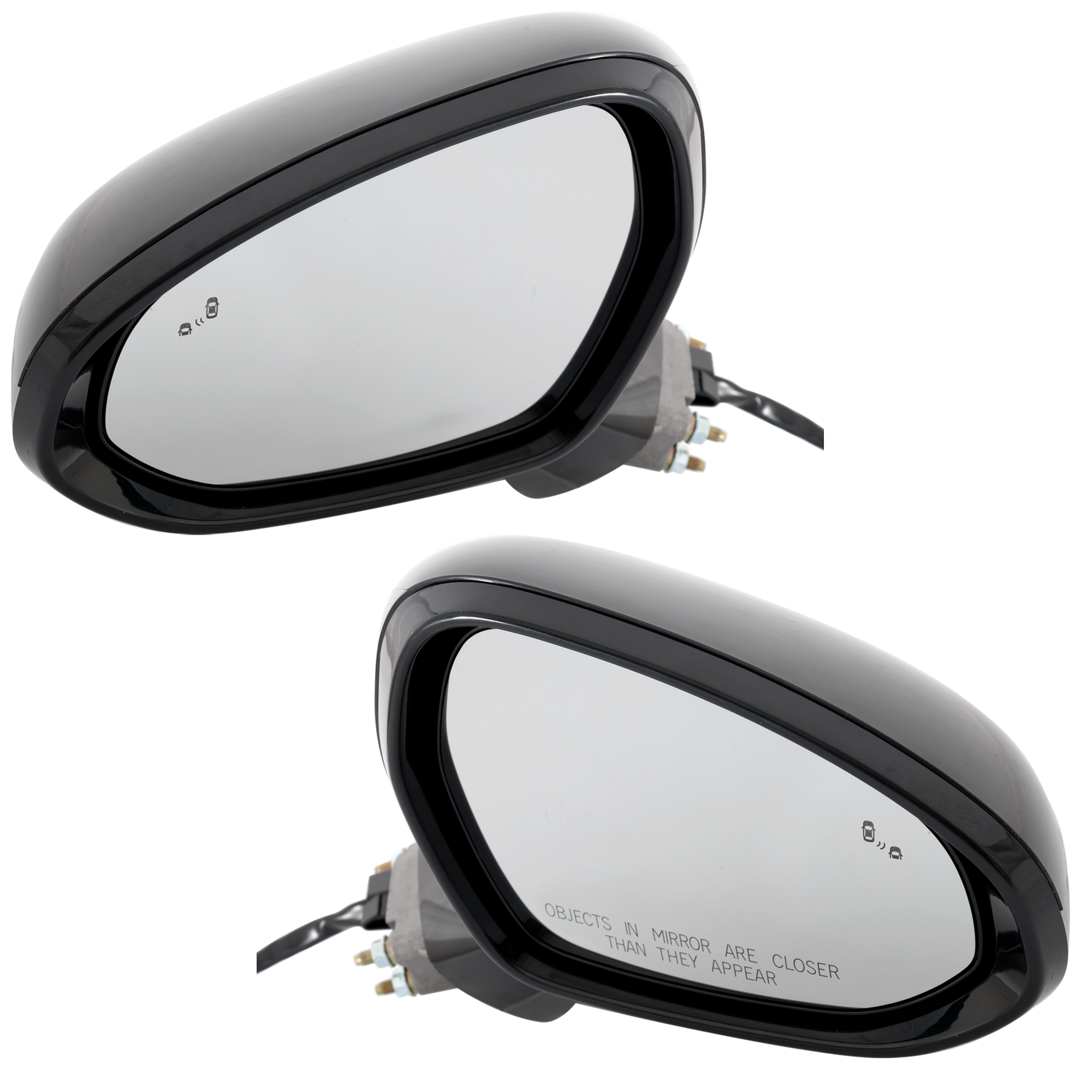 AM K5-21-24 MIRROR RH AND LH Power Manual Folding Heated Paintable EX Model w BSD No Signal Light Auto Dimming Memory and Puddle Light SKU SET KA118ER Partslink KI1320245 KI1321245 OEM 87610L3180-87620L3180