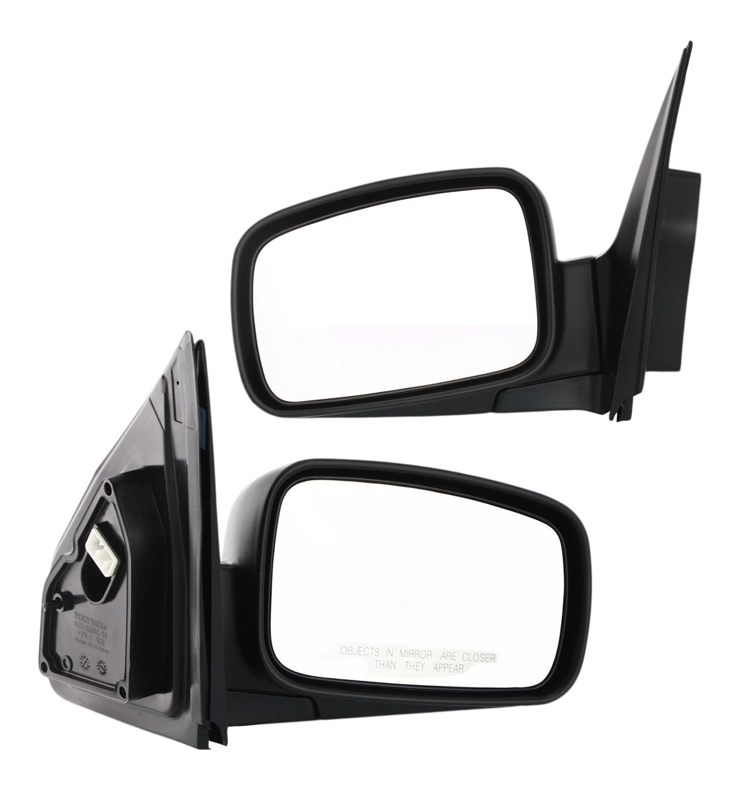 AM SORENTO 03-09 MIRROR RH AND LH Power Manual Folding Heated Paintable EX Model SKU SET KA13ER Partslink KI1320119 KI1321119 OEM 876013E710-876053E710