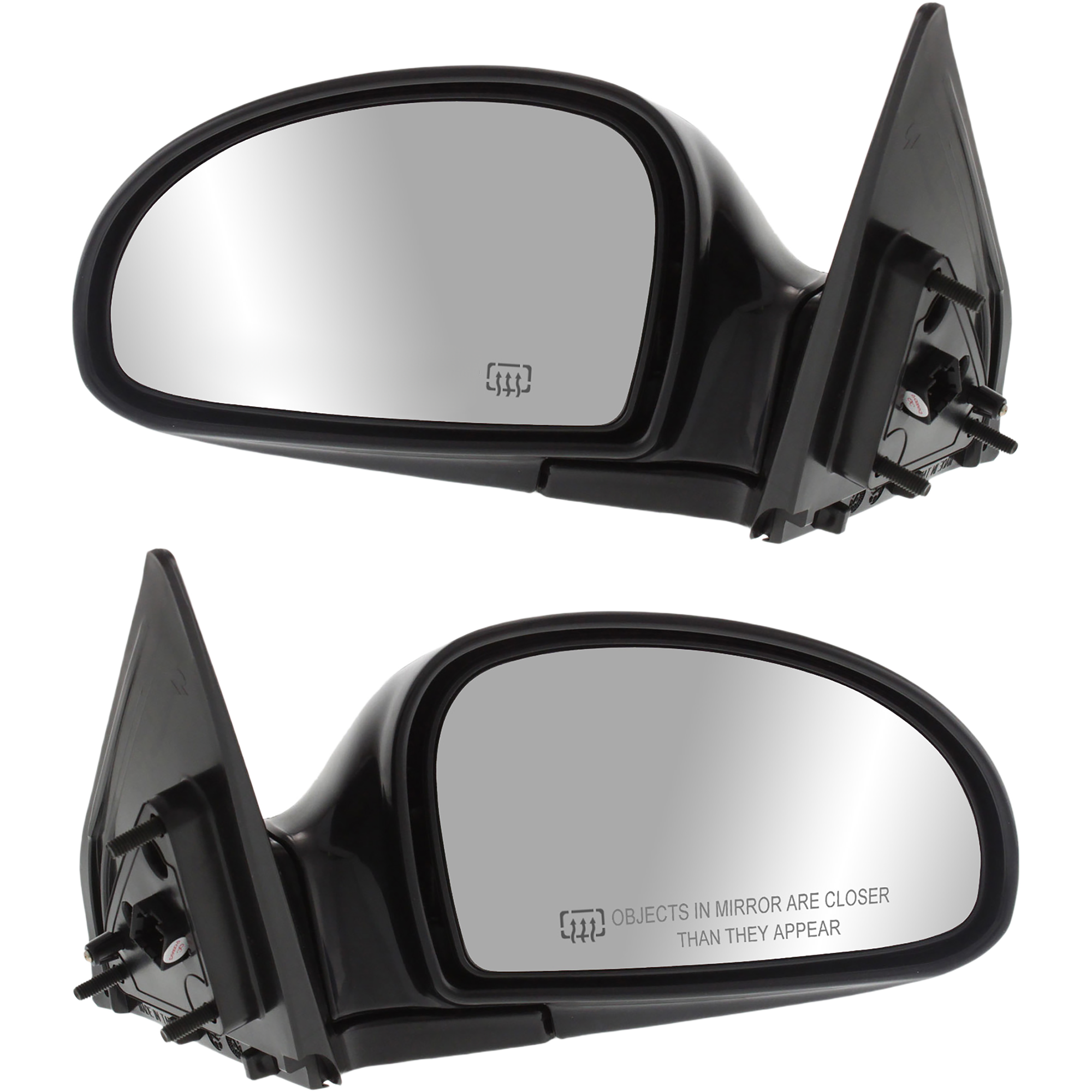 AM SPECTRA 04-09 MIRROR RH AND LH Power Manual Folding Heated Paintable Sedan Hatchback SKU SET KA14ER Partslink KI1320130 KI1321130 OEM 876102F101-876202F301