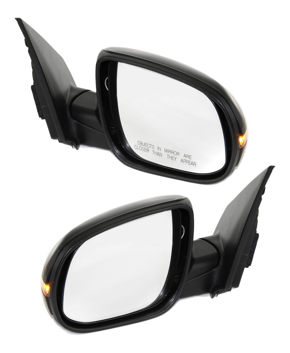 AM RIO RIO5-10-11 MIRROR RH AND LH Power Manual Folding Heated Paintable w Signal Light SKU SET KA30ER S Partslink KI1321170 KI1320170 OEM 876201G703-876101G103