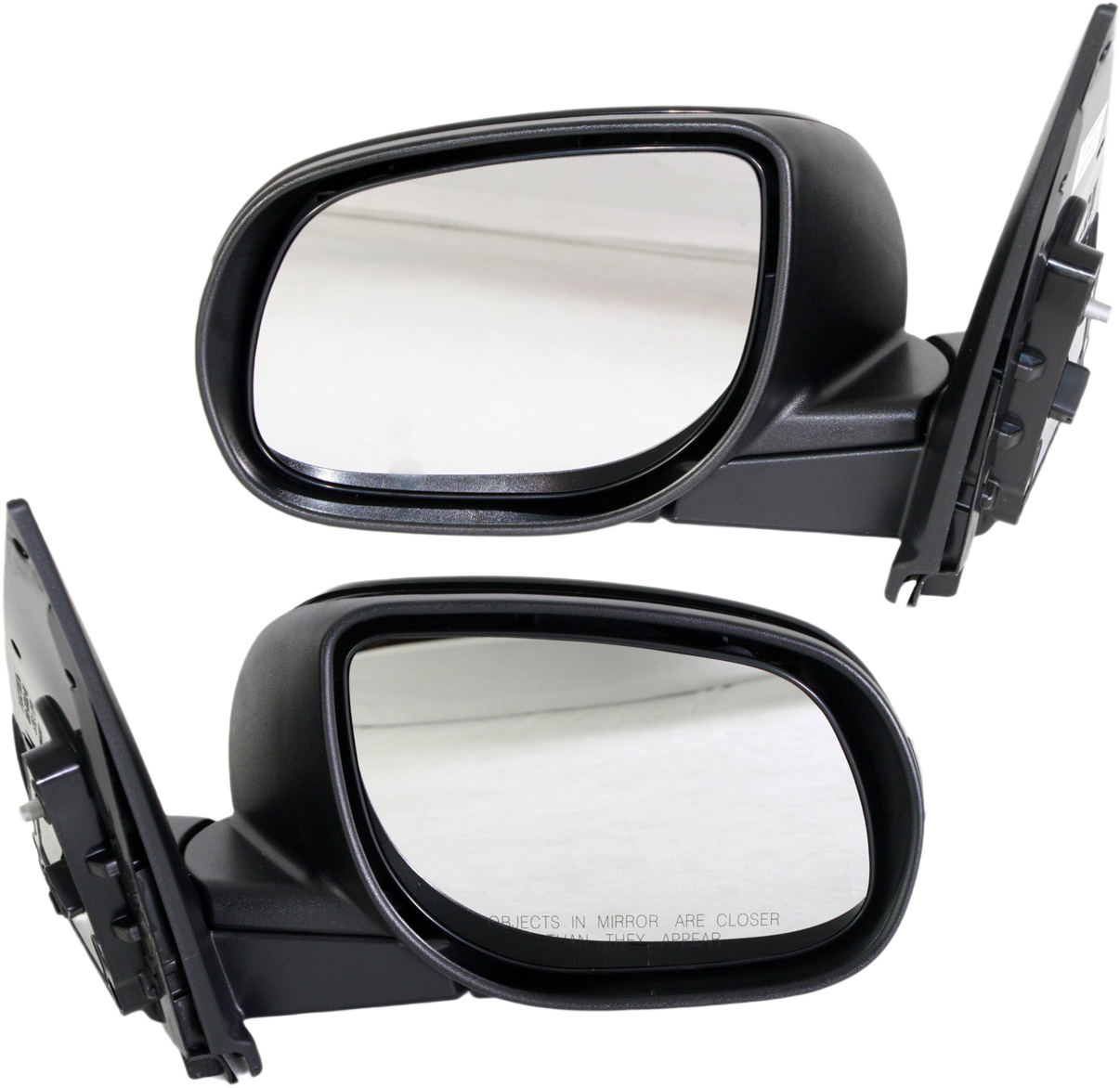 AM FORTE 10-10 MIRROR RH AND LH Power Manual Folding Heated Paintable w Signal Light Sedan SKU SET KA40ER S Partslink KI1320145 KI1321145 OEM 876101M000-876201M000