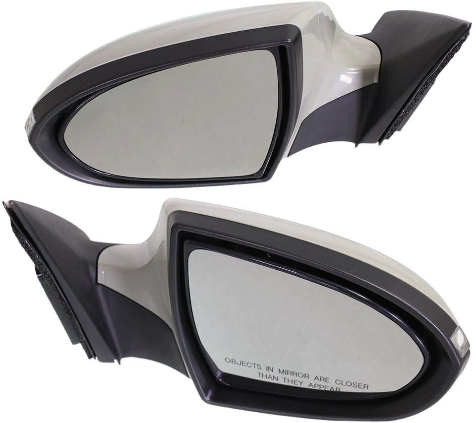 AM SPORTAGE 11-16 MIRROR RH AND LH Power Manual Folding Heated Paintable w Signal Light SKU SET KA43ER S Partslink KI1320150 KI1321150 OEM 876103W570-876203W570