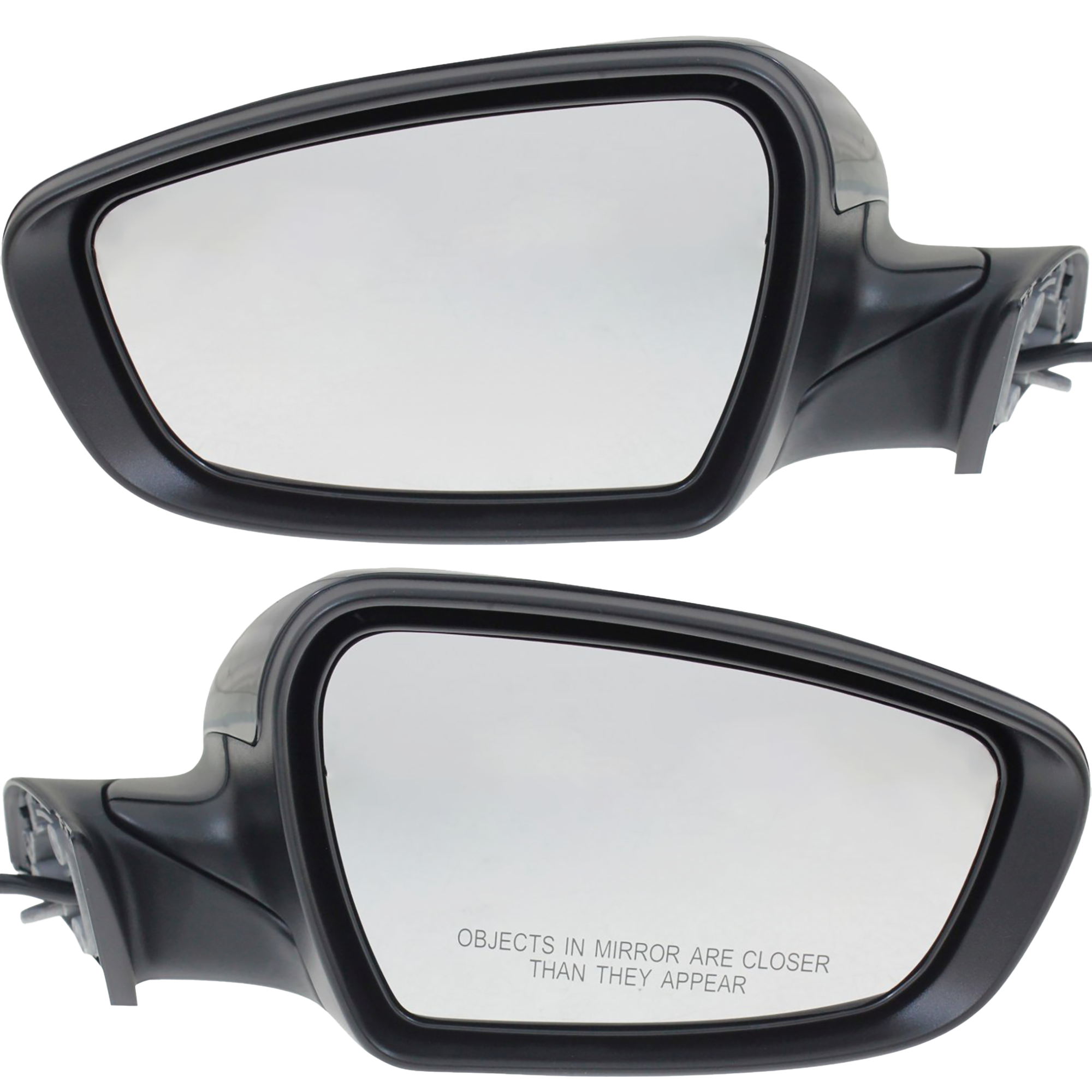 AM FORTE 14-16 MIRROR RH AND LH Power Manual Folding Heated Paintable No Puddle and Signal Lights Sedan LX model SKU SET KA48ER Partslink KI1320181 KI1321181 OEM 87610A7200-87620A7200