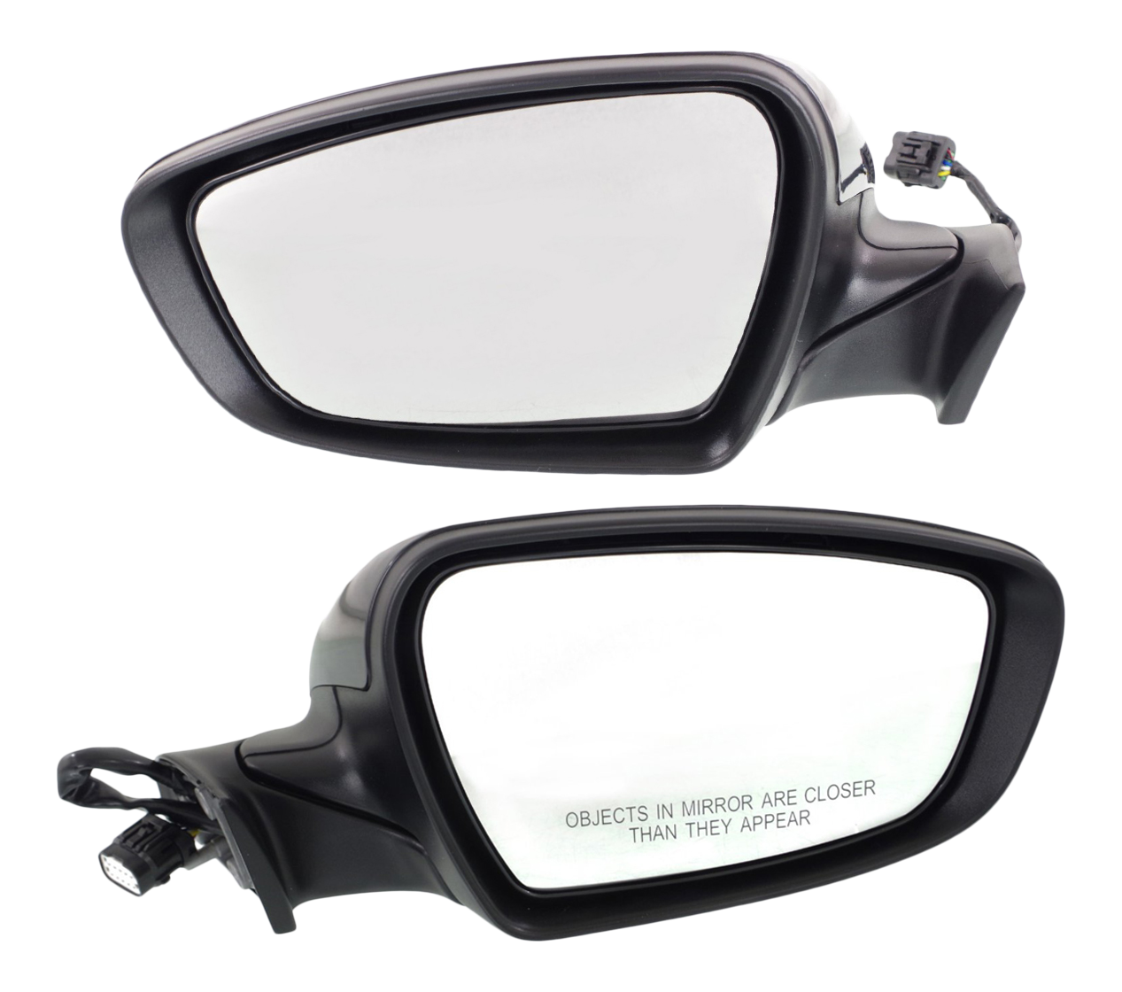 AM FORTE 14-16 MIRROR RH AND LH Power Power Folding Heated Paintable w Signal Light No Puddle Light Sedan EX model SKU SET KA50ER S Partslink KI1320183 KI1321183 OEM 87610A7270-87620A7270