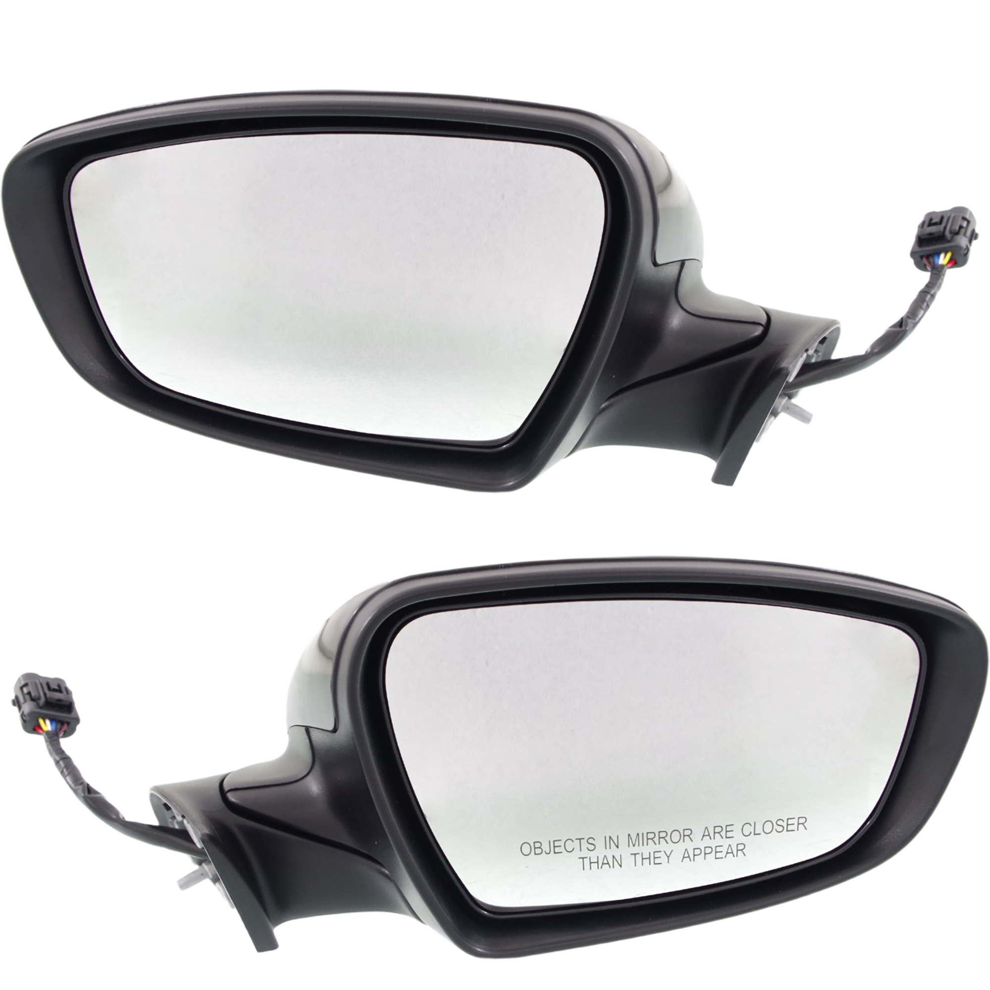 AM FORTE 14-16 MIRROR RH AND LH Power Power Folding Heated Paintable w Puddle and Signal Lights Sedan EX model SKU SET KA51ER S Partslink KI1320184 KI1321184 OEM 87610A7280-87620A7280