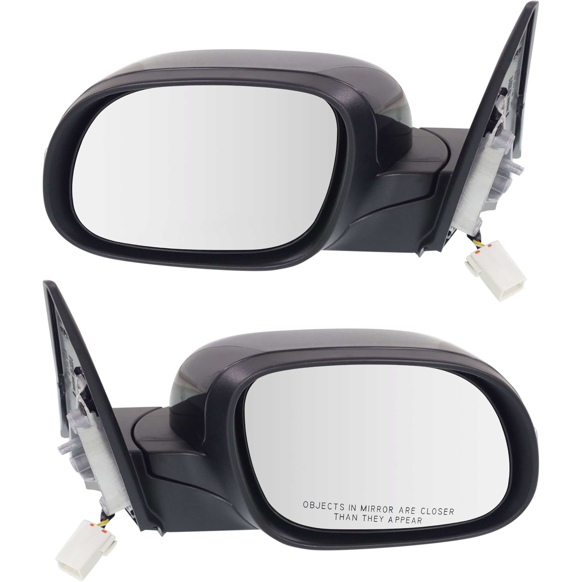 AM SOUL 14-19 MIRROR RH AND LH Power Manual Folding Heated Paintable No Memory Puddle Light and Signal Light SKU SET KA52ER Partslink KI1320180 KI1321180 OEM 87610B2510-87620B2510