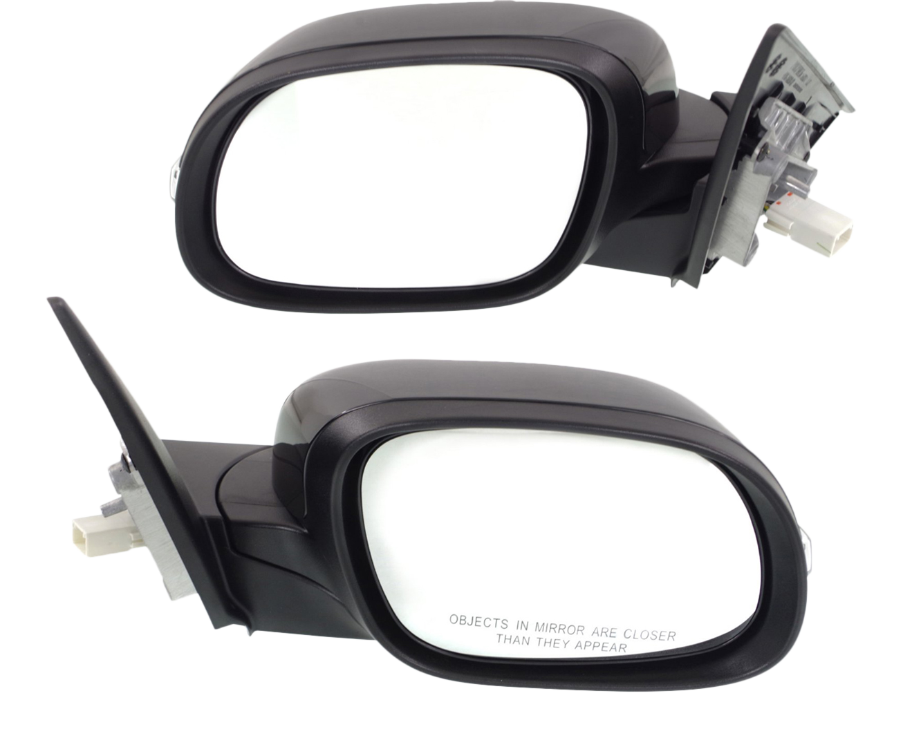AM SOUL 14-19 MIRROR RH AND LH Power Power Folding Heated Paintable Textured Base w Signal Light No BSD Memory and Puddle Light SKU SET KA53ER S Partslink KI1320179 KI1321179 OEM 87610B2530-87620B2530