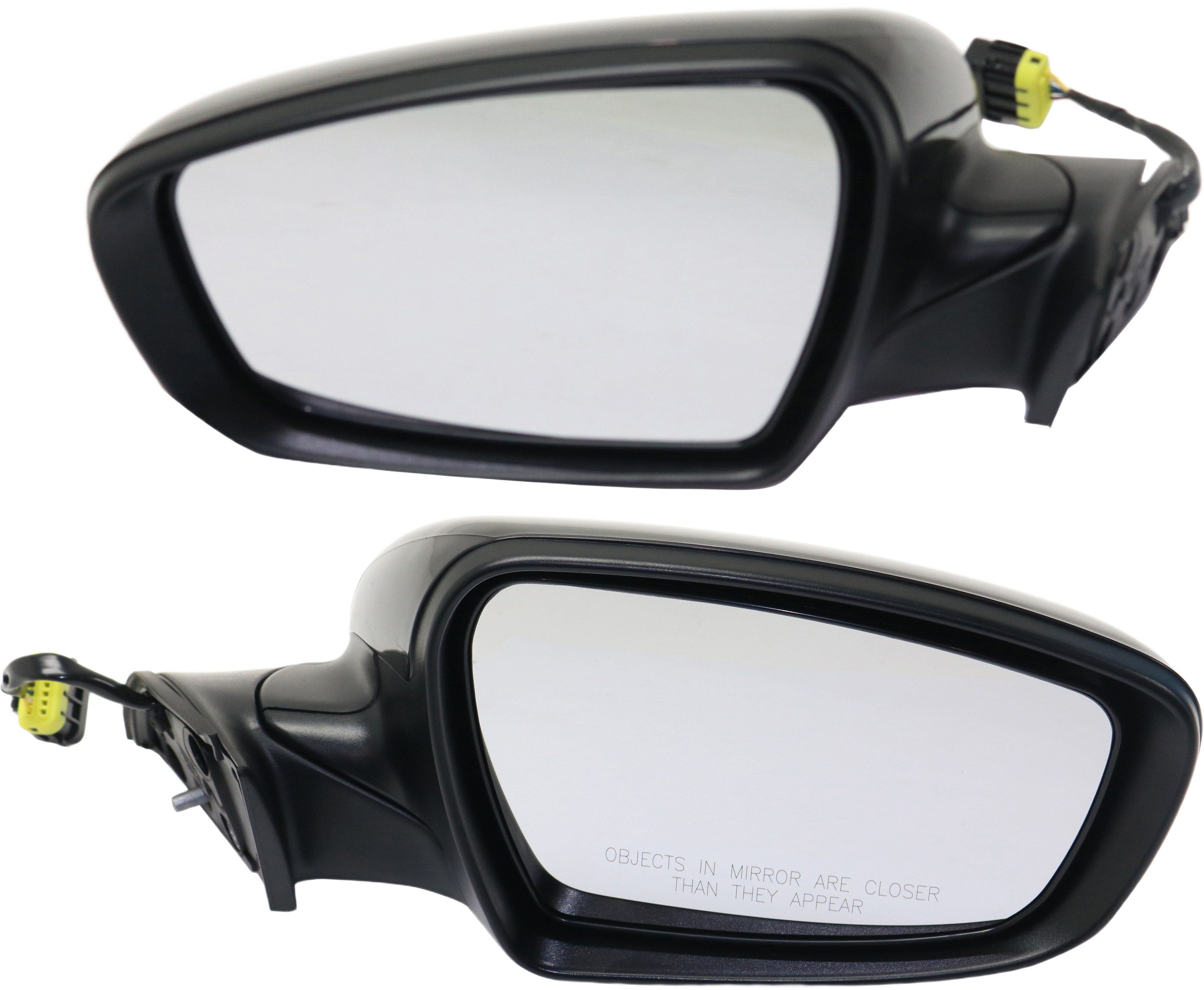 AM FORTE FORTE5-17-18 MIRROR RH AND LH Power Manual Folding Heated Paintable No BSD Puddle Light and Signal Light SKU SET KA68ER Partslink KI1320213 KI1321213 OEM 87610B0000-87620B0000