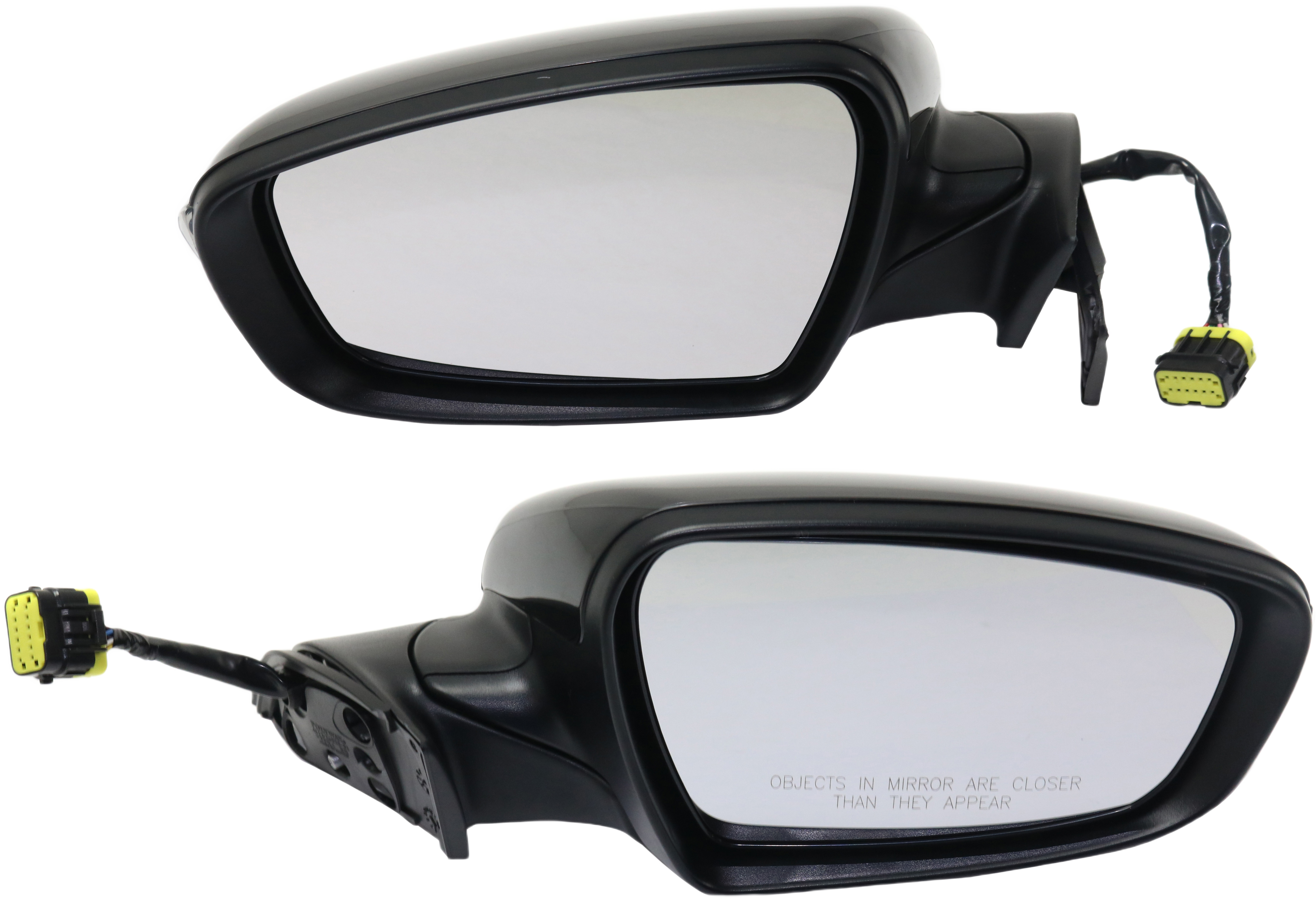 AM FORTE FORTE5-17-18 MIRROR RH and LH Power Pw Folding Heated No BSD w Puddle Light and Signal Light Paintable SKU SET KA71ER S Partslink KI1320214 KI1321214 OEM 87610B0030-87620B0030