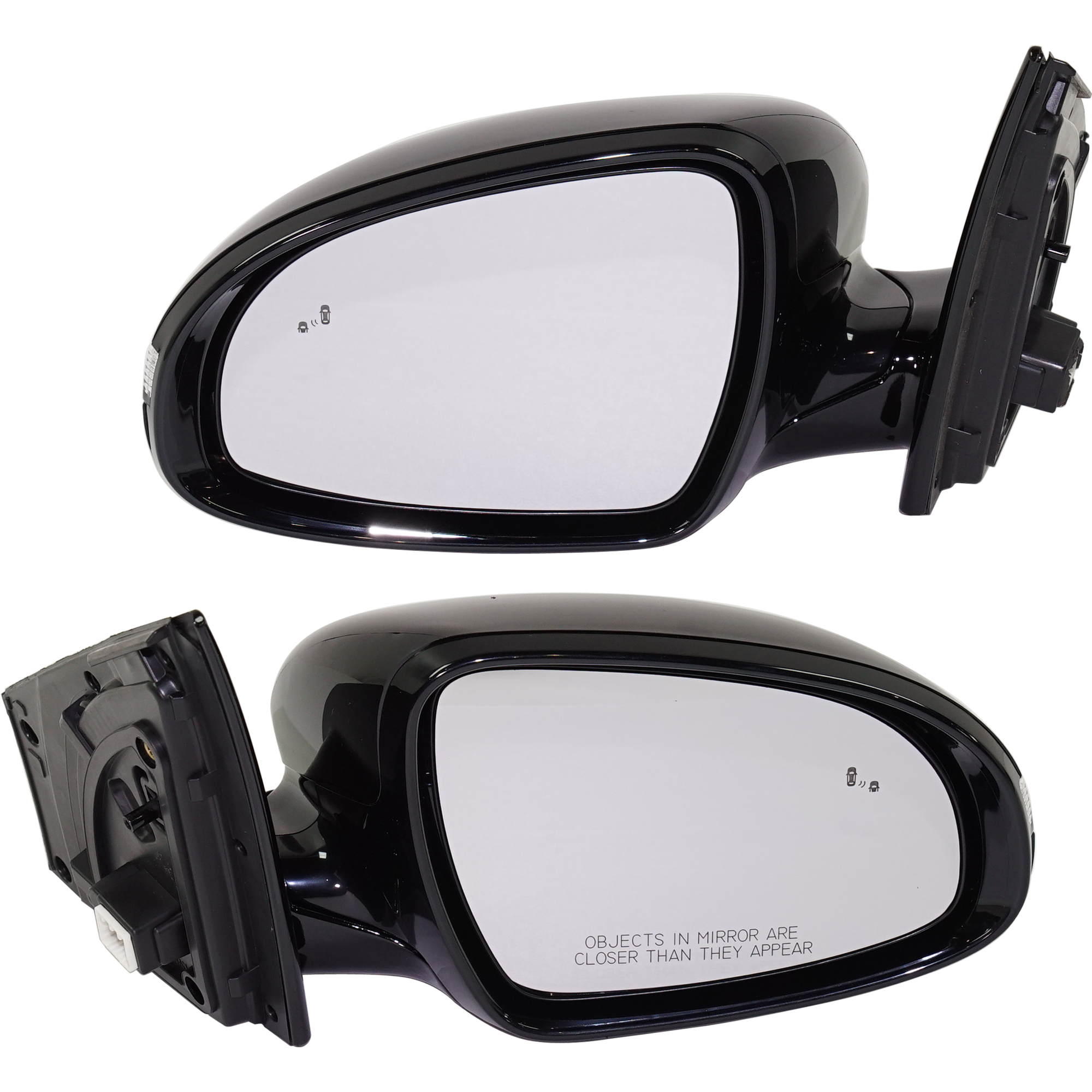 AM SPORTAGE 17-19 MIRROR RH AND LH Power Power Folding Heated Paintable w BSD and Built In Signal Light No Auto dimming Memory Puddle Light Shadow Line and Side Object Sensor SKU SET KA79ER S Partslink KI1320199 KI1321199 OEM 87610D9130-87620D9130