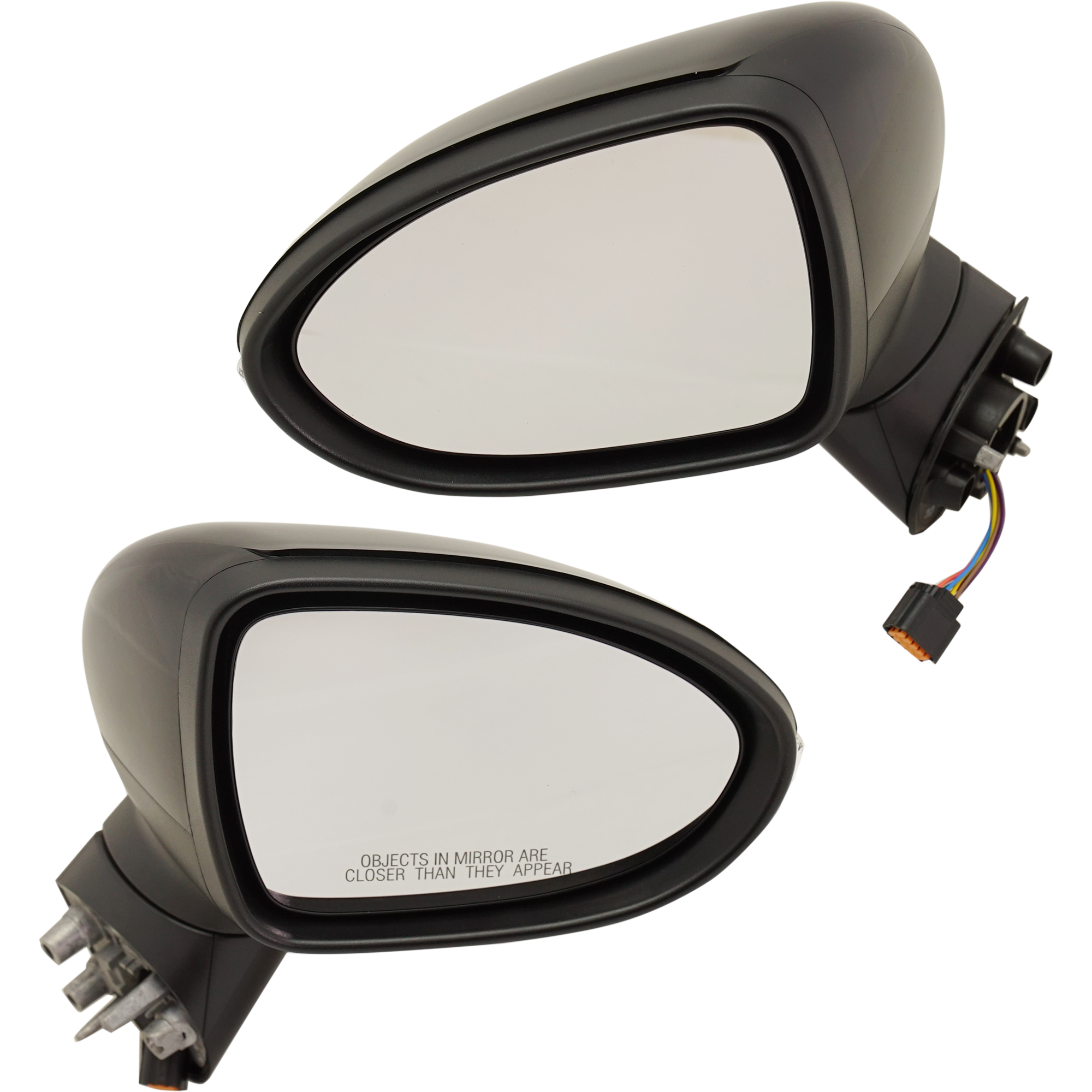 AM RIO 12-17 MIRROR RH AND LH Power Power Folding Heated Paintable w Signal Light Hatchback Sedan SKU SET KA91ER S Partslink KI1320188 KI1321188 OEM 876101W151-876071W000-876201W1