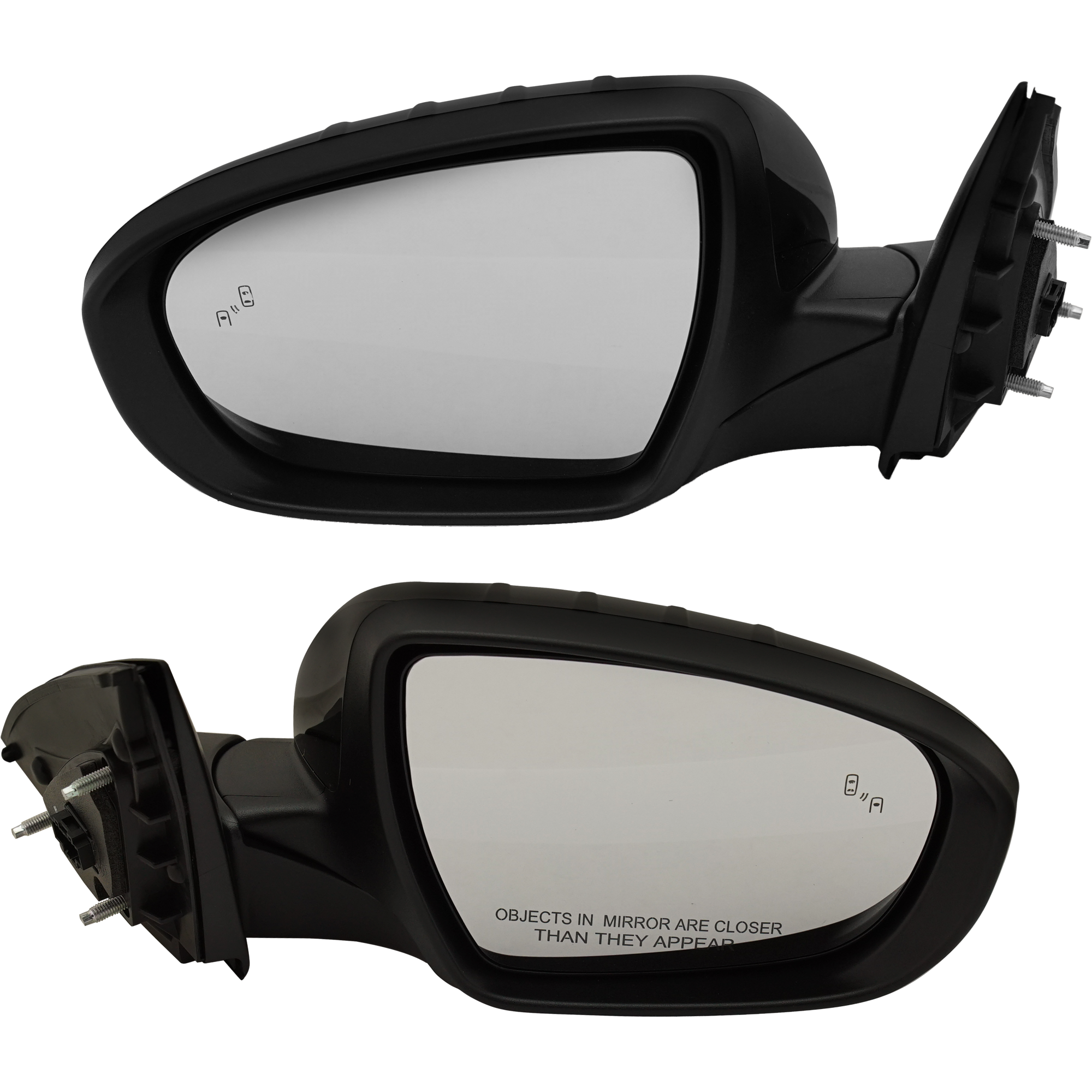 AM OPTIMA 14-15 MIRROR RH AND LH Power Power Folding Heated Paintable w BSD and Signal Light Exc. Hybrid Model SKU SET KA92ER S Partslink KI1320206 KI1321206 OEM 876104C540-876204C540