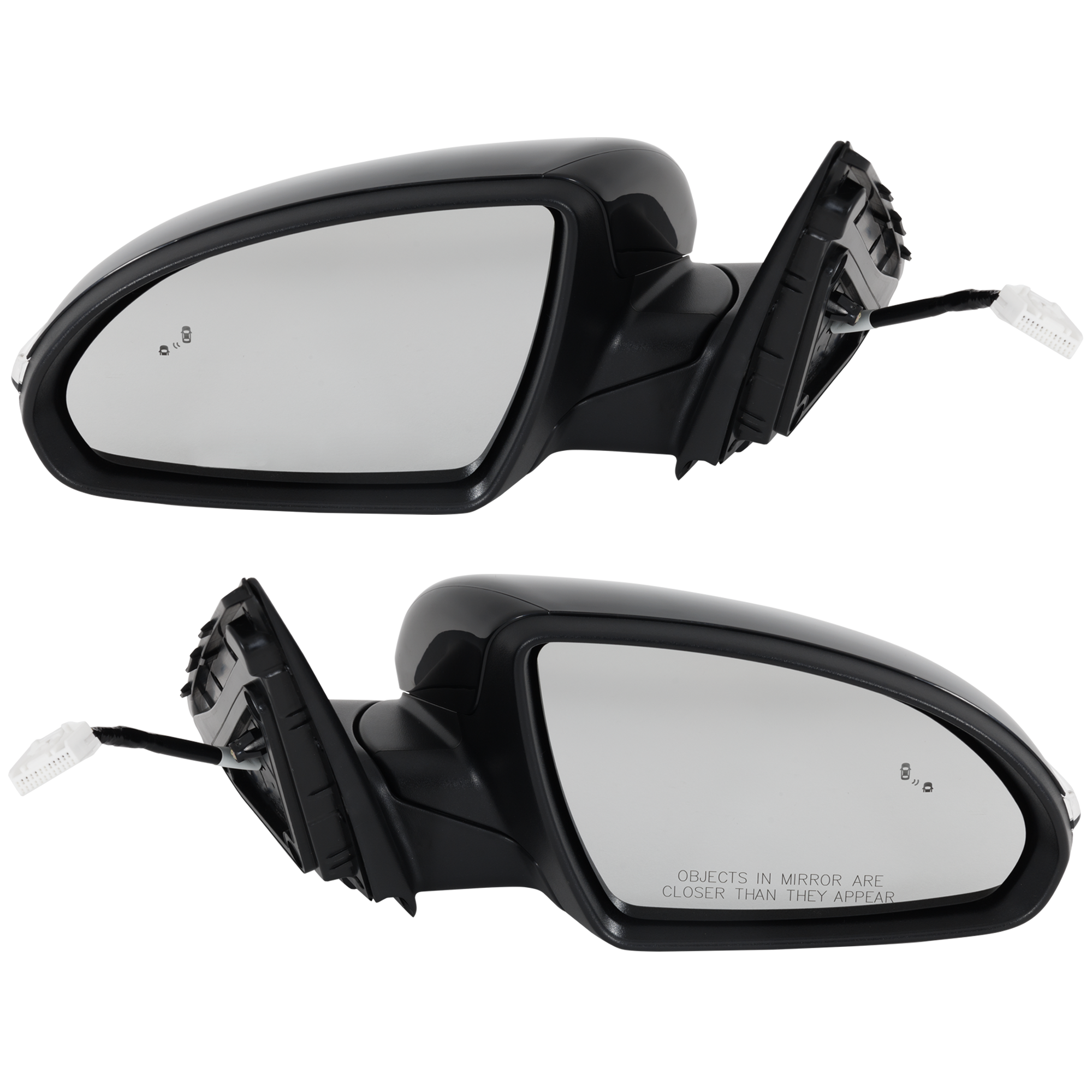 AM OPTIMA 19-20 MIRROR RH AND LH Power Power Folding Heated Paintable w BSD and Signal Light No Memory Exc. Hybrid Model SKU SET KA99ER S Partslink KI1320229 KI1321229 OEM 87610D5110-87620D5110