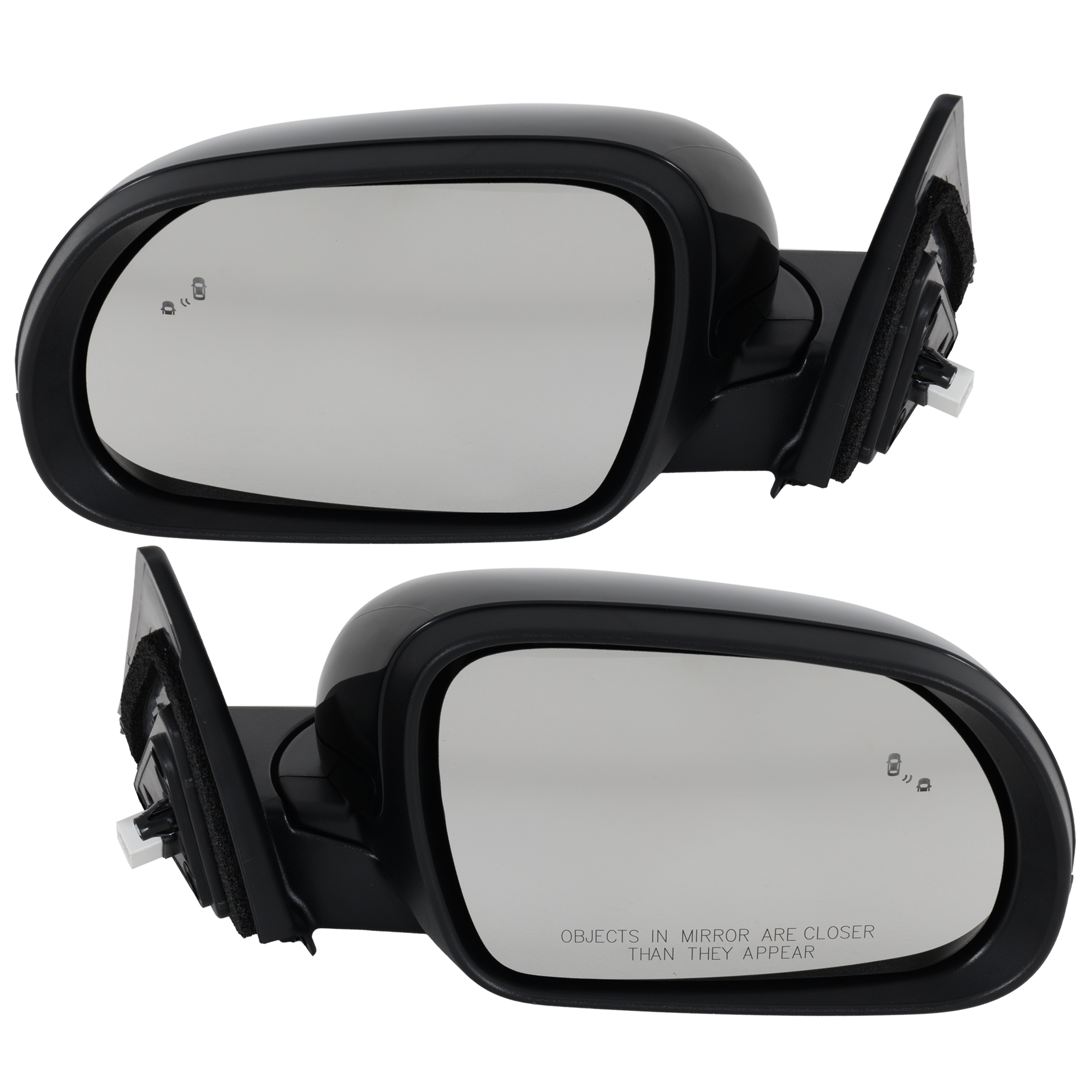 AM SOUL 20-25 MIRROR RH AND LH Power Manual Folding Non Heated Paintable S LX X Line Models SKU SET KI33ER S Partslink KI1320238 KI1321238 OEM 87610K0460-87620K0460