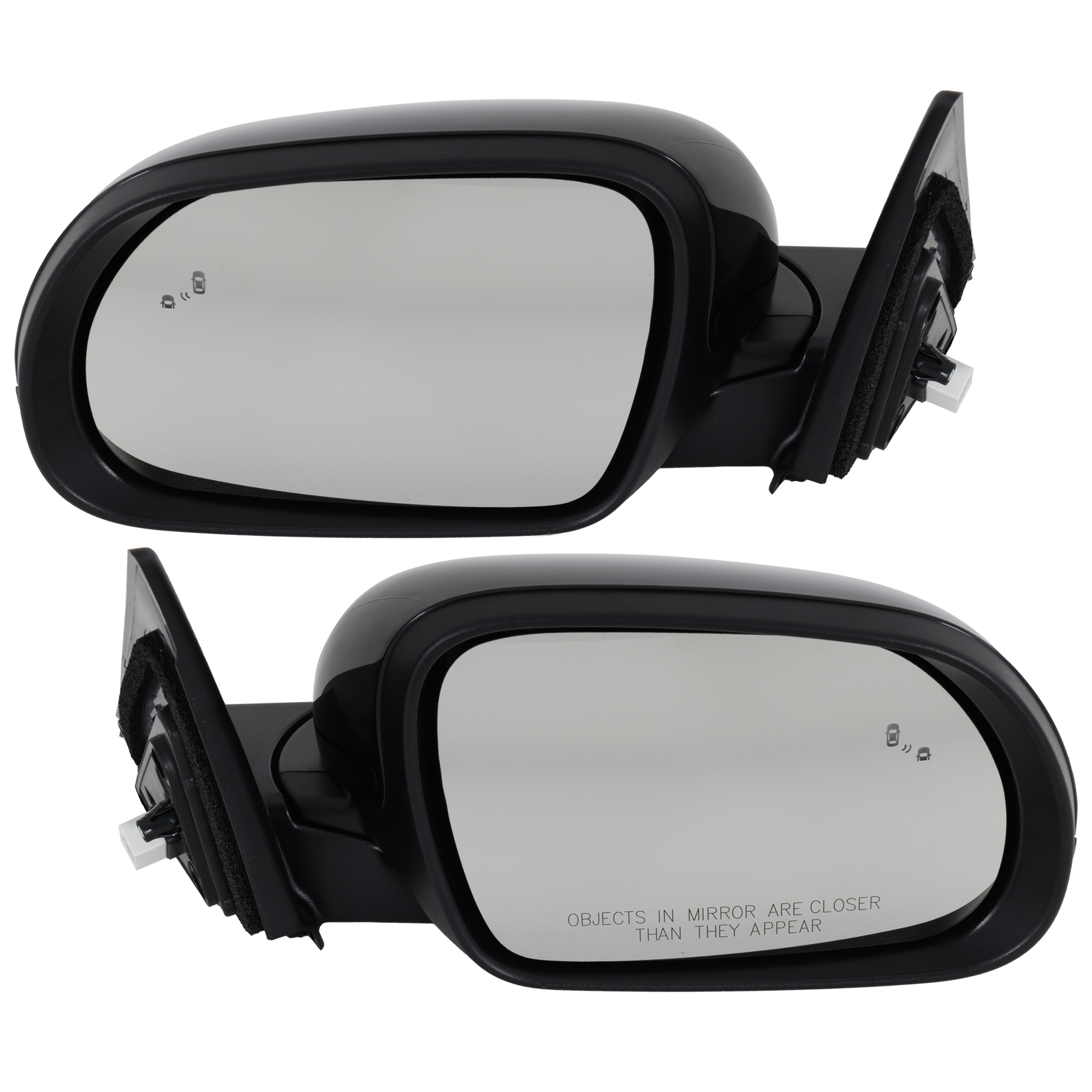 AM SOUL 20-23 MIRROR RH AND LH Power Manual Folding Heated Paintable w In housing Signal Light BSD in Glass No Memory Puddle Light Auto Dimming SKU SET KI36ER S Partslink KI1320237 KI1321237 OEM 87610K0450-87620K0450