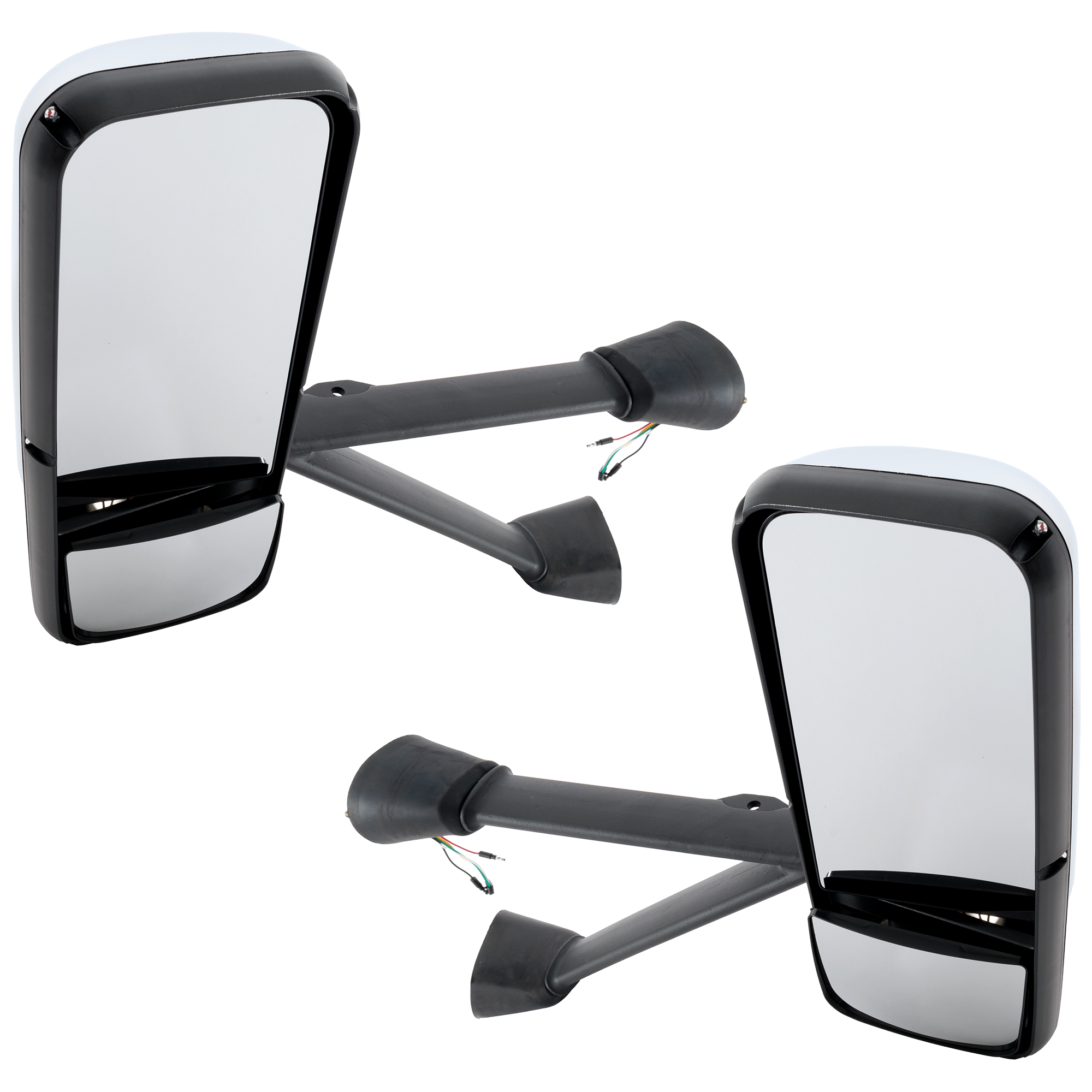 AM KENWORTH T660-08-17 MIRROR RH AND LH Power Manual Folding Heated Paintable w Arm No Auto dimming BSD Built in Signal Light Puddle Light and Memory Recall SKU SET KW08ER HD OEM R59101021 R591061101 R59101921