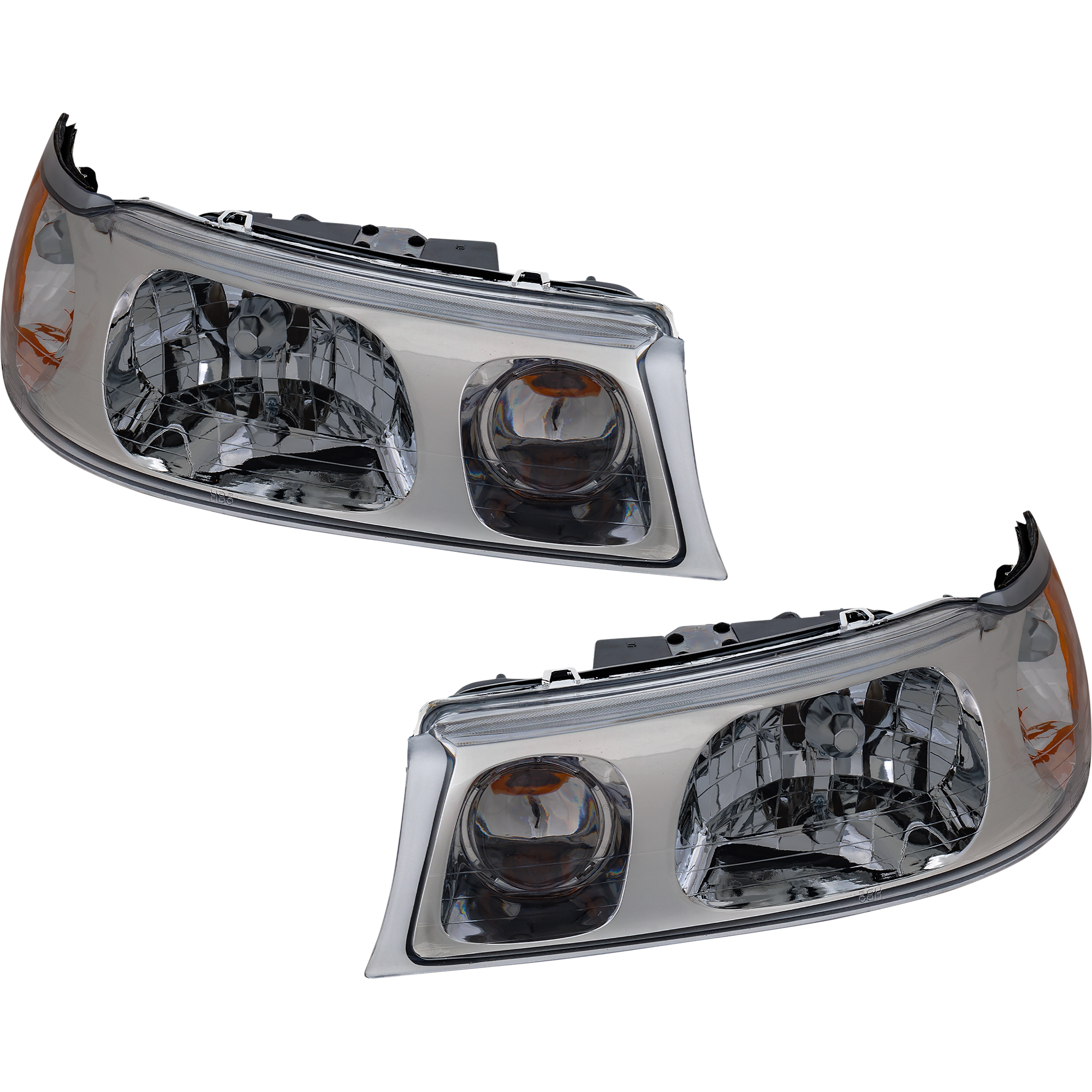 AM TOWN CAR 98-02 HEAD LAMP RH AND LH Assembly Halogen SKU SET L100101 Partslink FO2502158 FO2503158 OEM 1W1Z13008CA 1W1Z13008BA