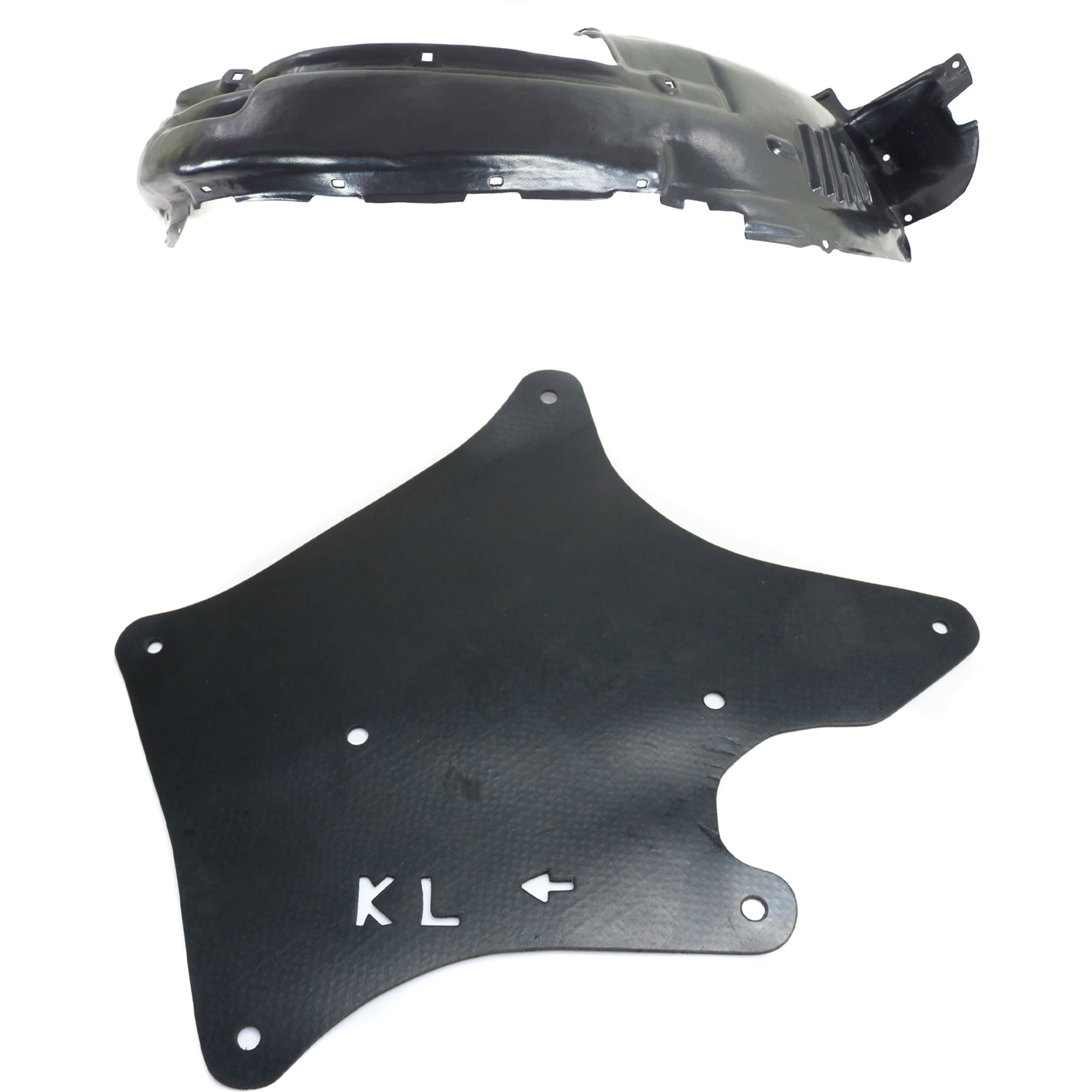 AM GX470-04-09 FRONT FENDER LINER RH AND LH SKU SET L222143 A