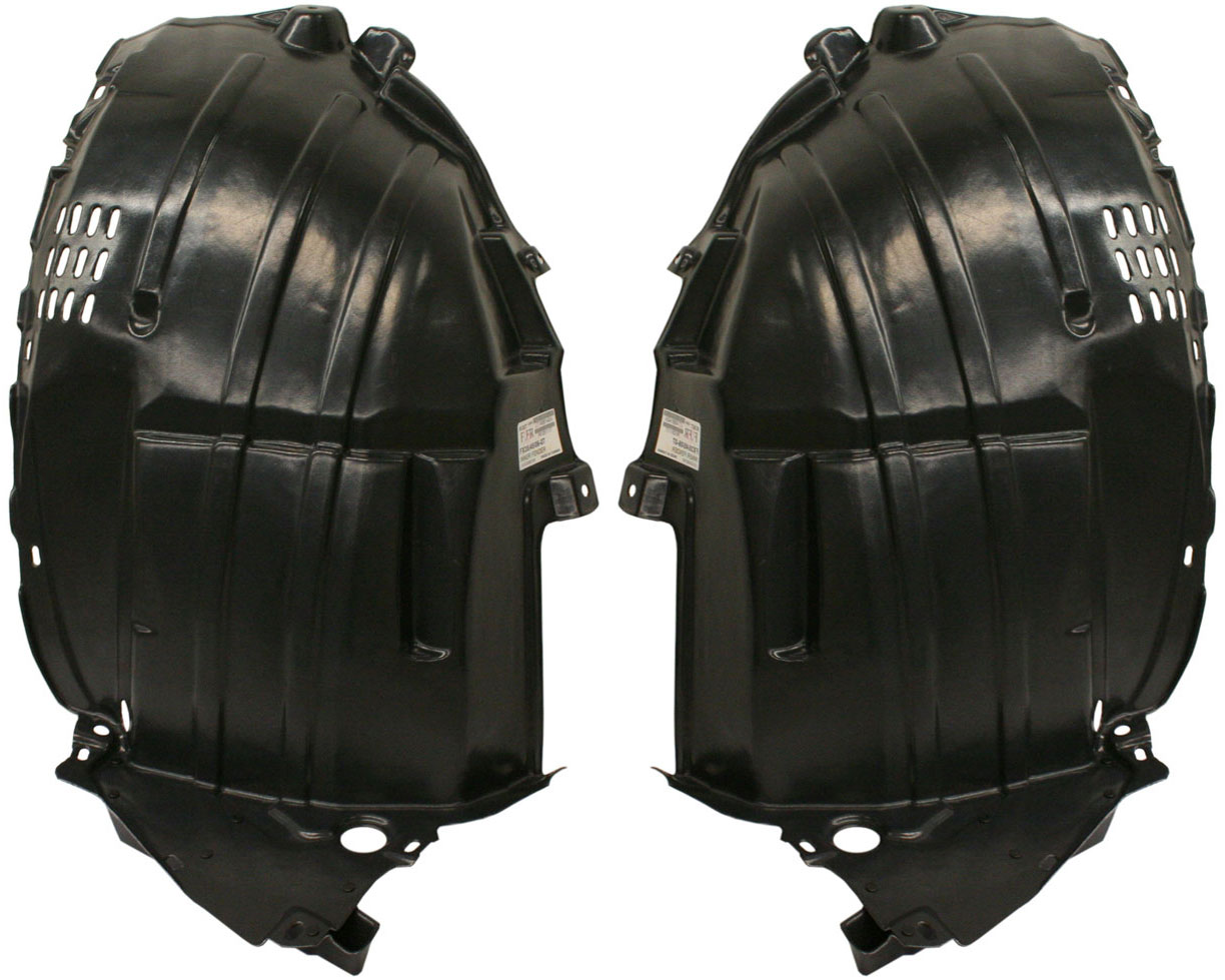AM FX35-06-08 FRONT FENDER LINER RH AND LH Front Section SKU SET L222151 Partslink IN1251117 IN1250117 OEM 63844CL70A 63845CL70A