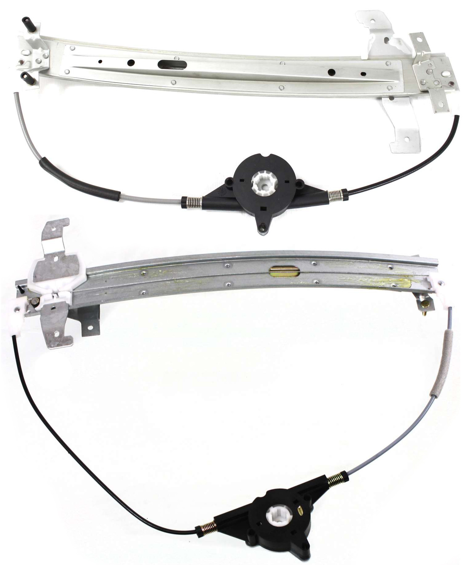 AM TOWN CAR 90-93 FRONT AND REAR WINDOW REGULATOR RH Power w o Motor SKU SET L462901-2R Partslink FO1351105 FO1551101 OEM F2VY5423208A F2VY5427008A