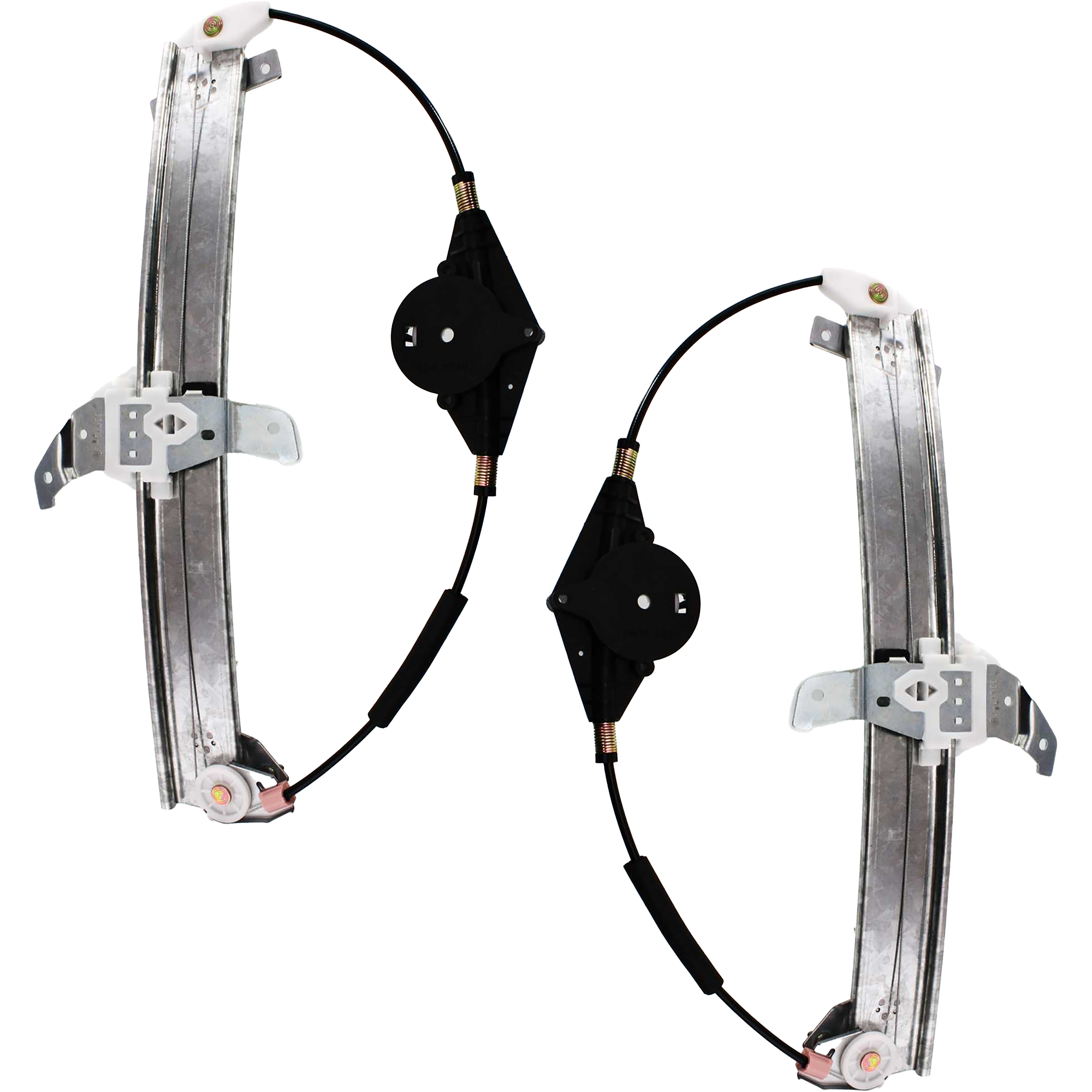AM TOWN CAR 94-97 FRONT WINDOW REGULATOR RH AND LH Power Without Motor SKU SET L462905 Partslink FO1351108 FO1350108 OEM F3VY5423208A F3VY5423209A