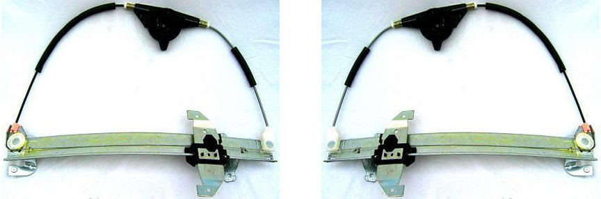 AM TOWN CAR 93-94 REAR WINDOW REGULATOR RH AND LH Power Without Motor SKU SET L491705 Partslink FO1551106 FO1550106 OEM F3VY5427008A F3VY5427009A