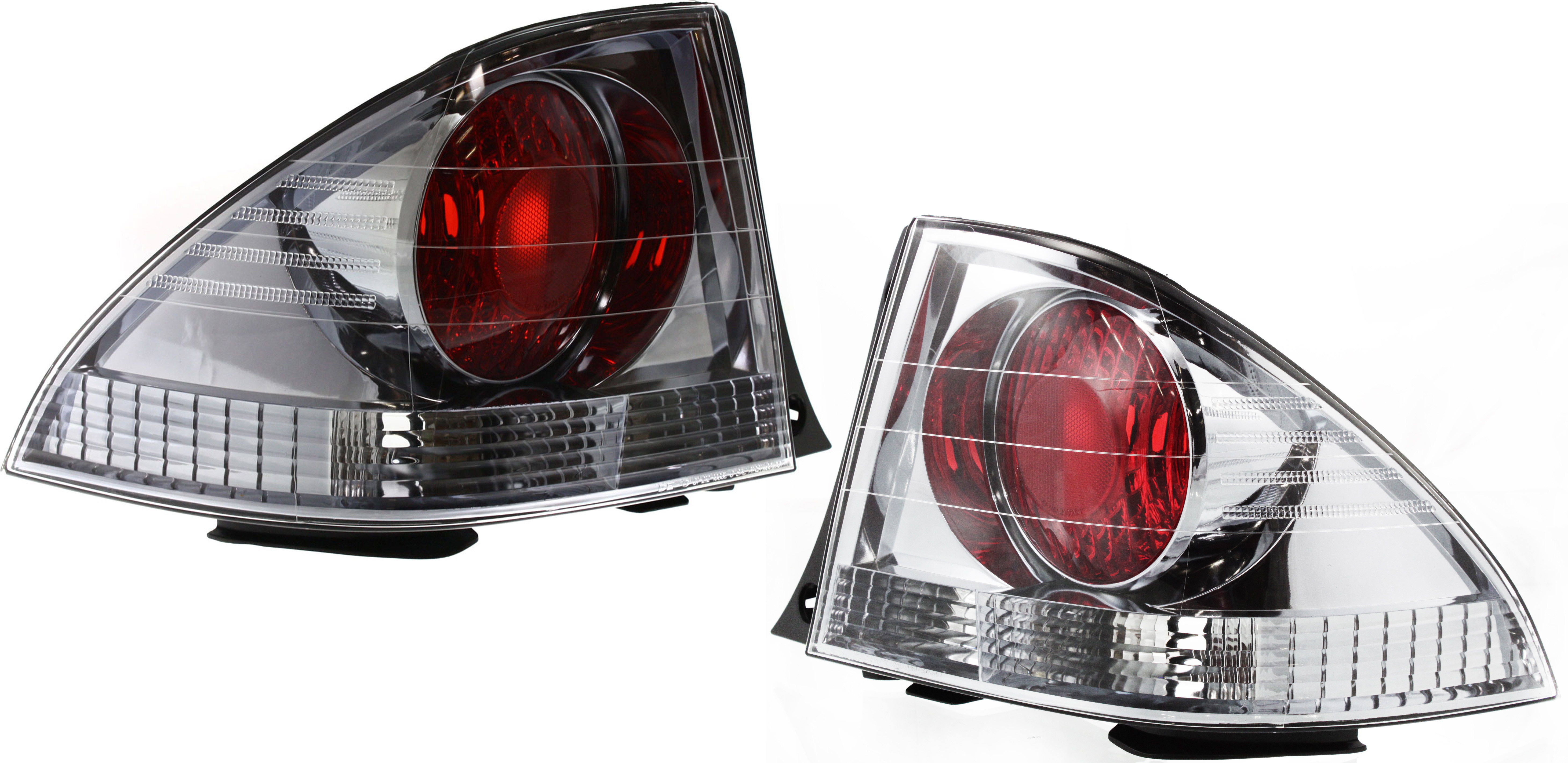 AM IS300-01-01 TAIL LAMP RH AND LH Outer Lens and Housing Sedan SKU SET L730111 Partslink LX2819105 LX2818105 OEM 8155153031-8156153031