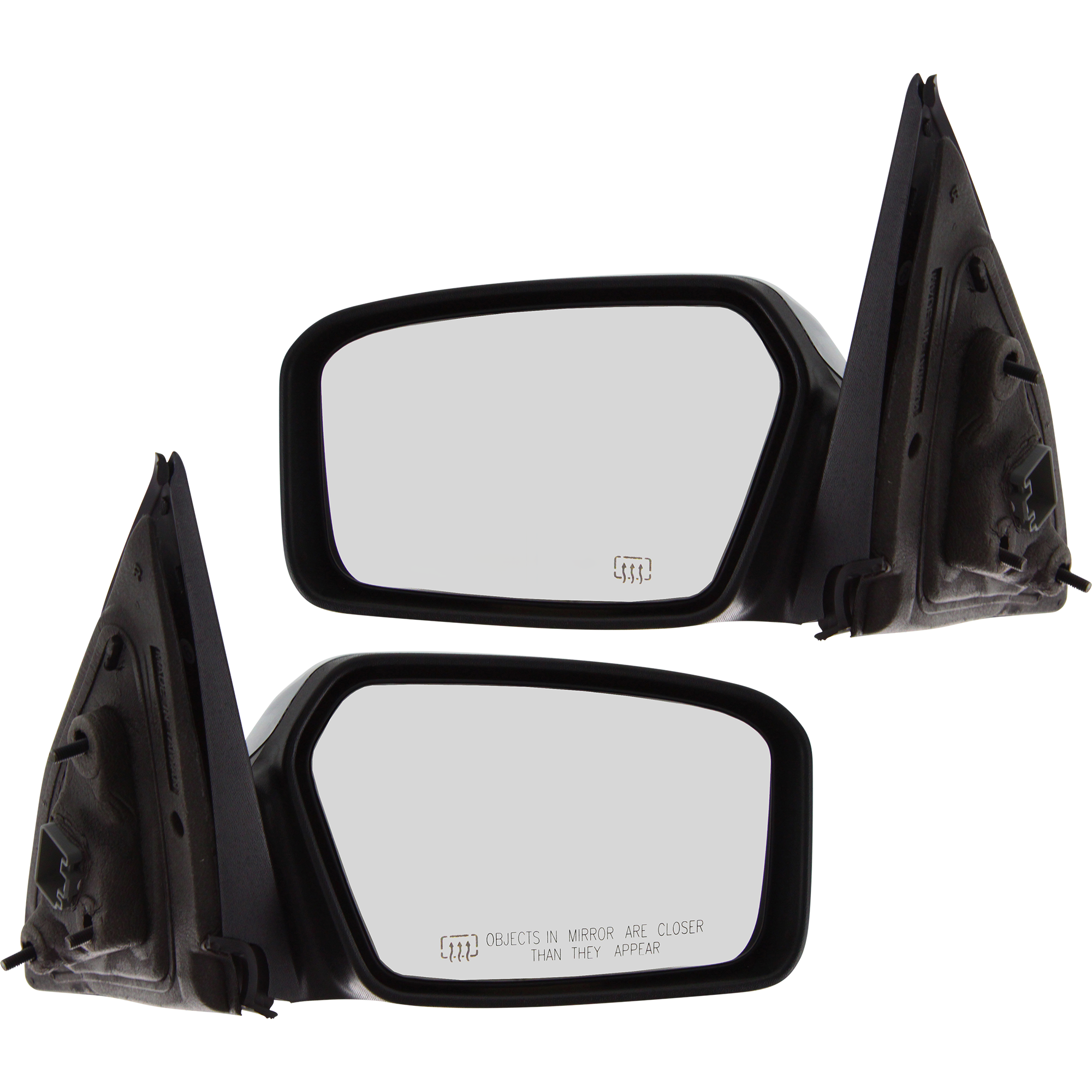 AM ZEPHYR 06-06 MKZ 07-10 MIRROR RH AND LH Power Non Folding Heated Chrome w Memory and Puddle Light SKU SET LN12ER Partslink FO1320322 FO1321322 OEM 6H6Z17682B 6H6Z17683B
