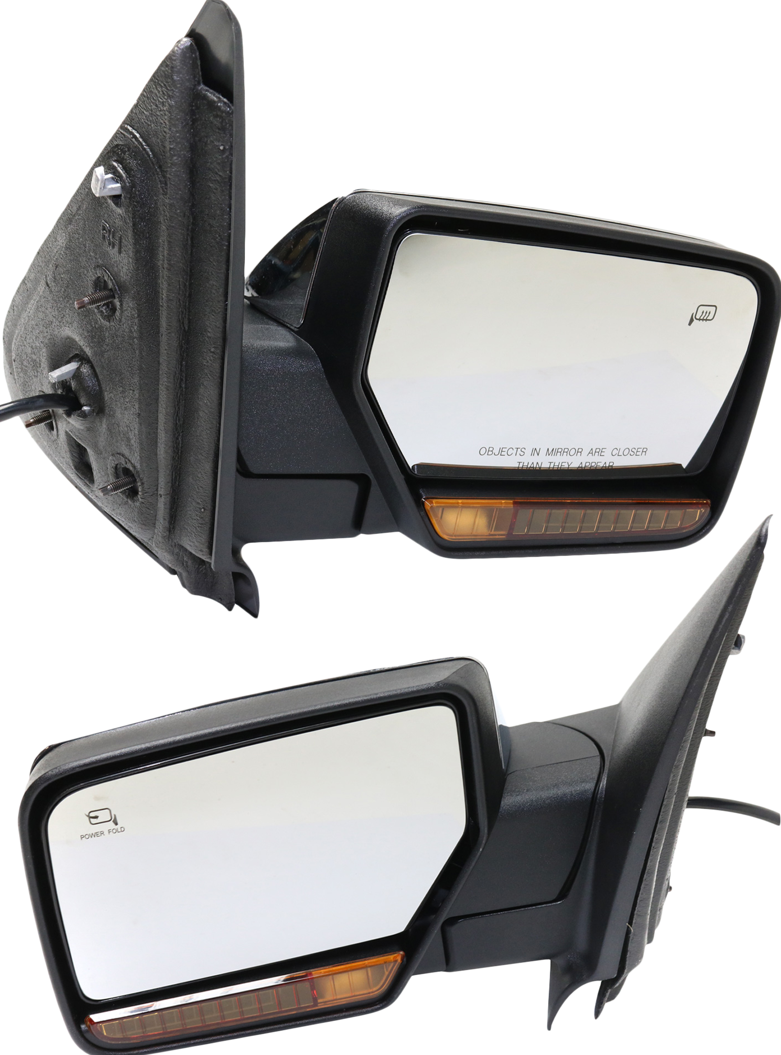 AM EXPEDITION NAVIGATOR 09-10 MIRROR RH AND LH Non Towing Power Power Folding Heated Chrome w In housing Signal Light and Memory No Auto dimming and BSD SKU SET LN16CR S Partslink FO1320392 FO1320365 FO1321392 FO1321365 OEM 9L7Z17682AA 9L1Z17682AA 9L7Z17