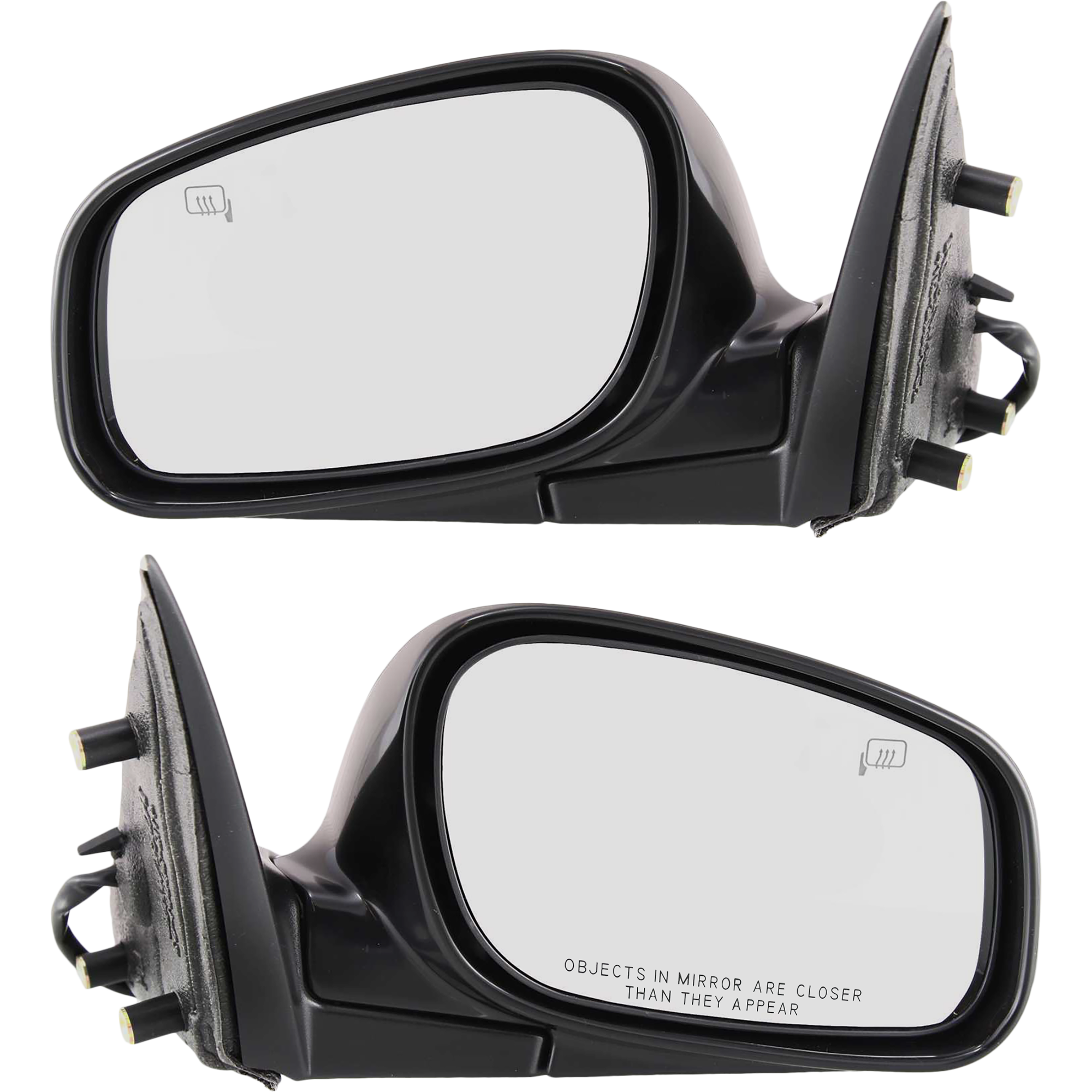 AM TOWN CAR 04-08 MIRROR RH AND LH Power Manual Folding Heated Paintable No Memory From 3-09-04 SKU SET LN19ER Partslink FO1320328 OEM 4W1Z17682AAB 4W1Z17682DA 4W1Z1