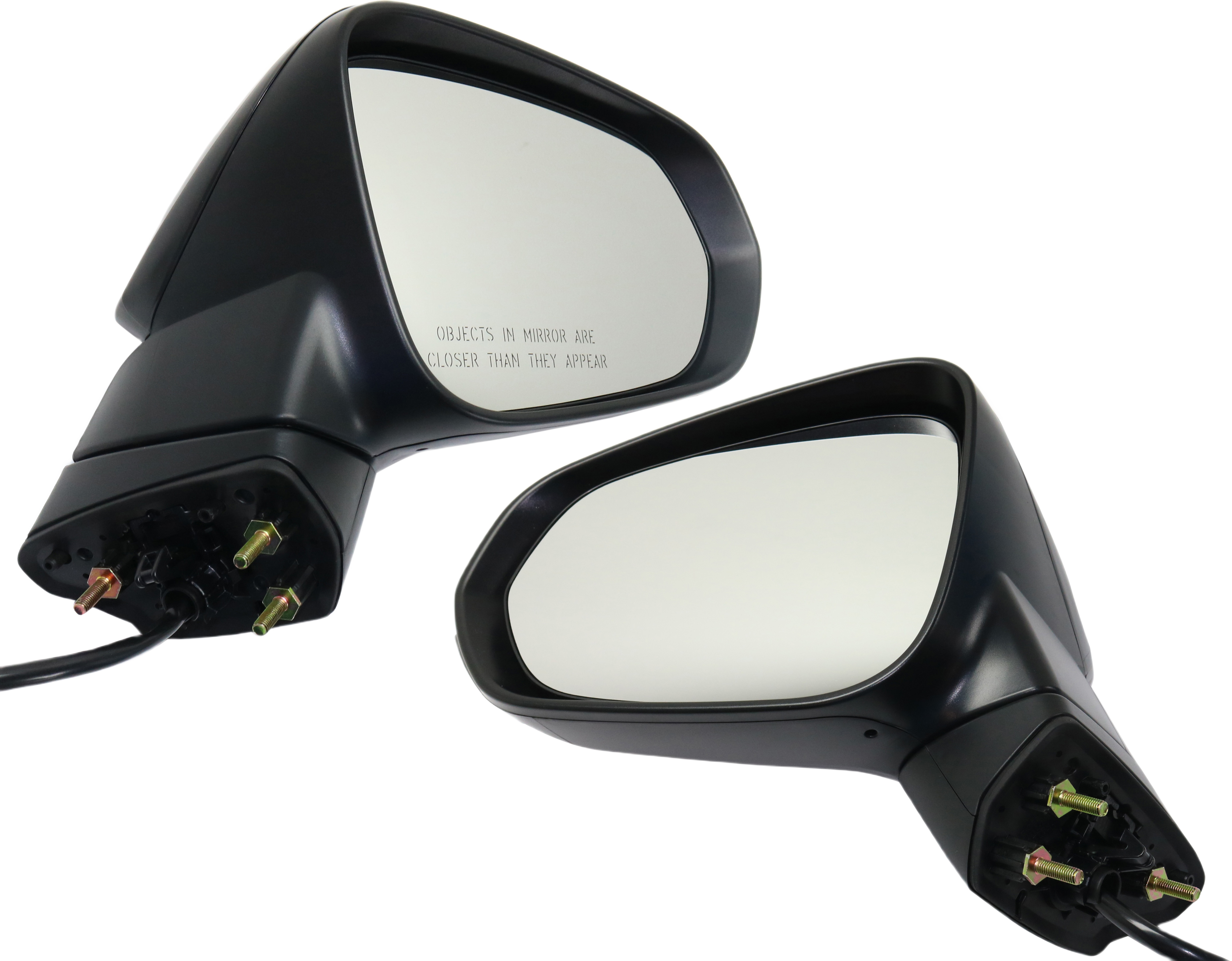 AM RX350-16-19 MIRROR RH AND LH Power Manual Folding Heated Paintable w Memory and Signal Light No Auto dimming and BSD SKU SET LX07ER S Partslink LX1320154 LX1321154 OEM 879100E230C0-879400E230C0