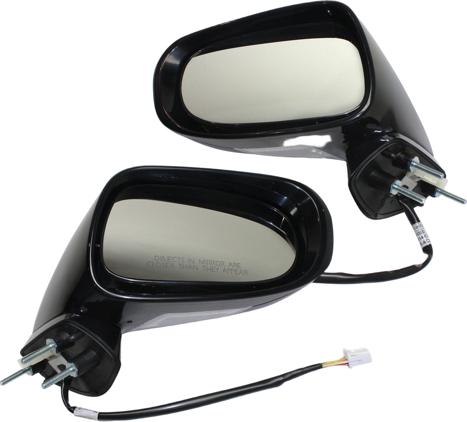 AM IS250C IS350C 10-15 MIRROR RH AND LH Power Manual Folding Heated Paintable w Puddle and Signal Lights w o Luxury Package SKU SET LX22ER S Partslink LX1320114 LX1321114 OEM 8791053471-8791053470-87940534