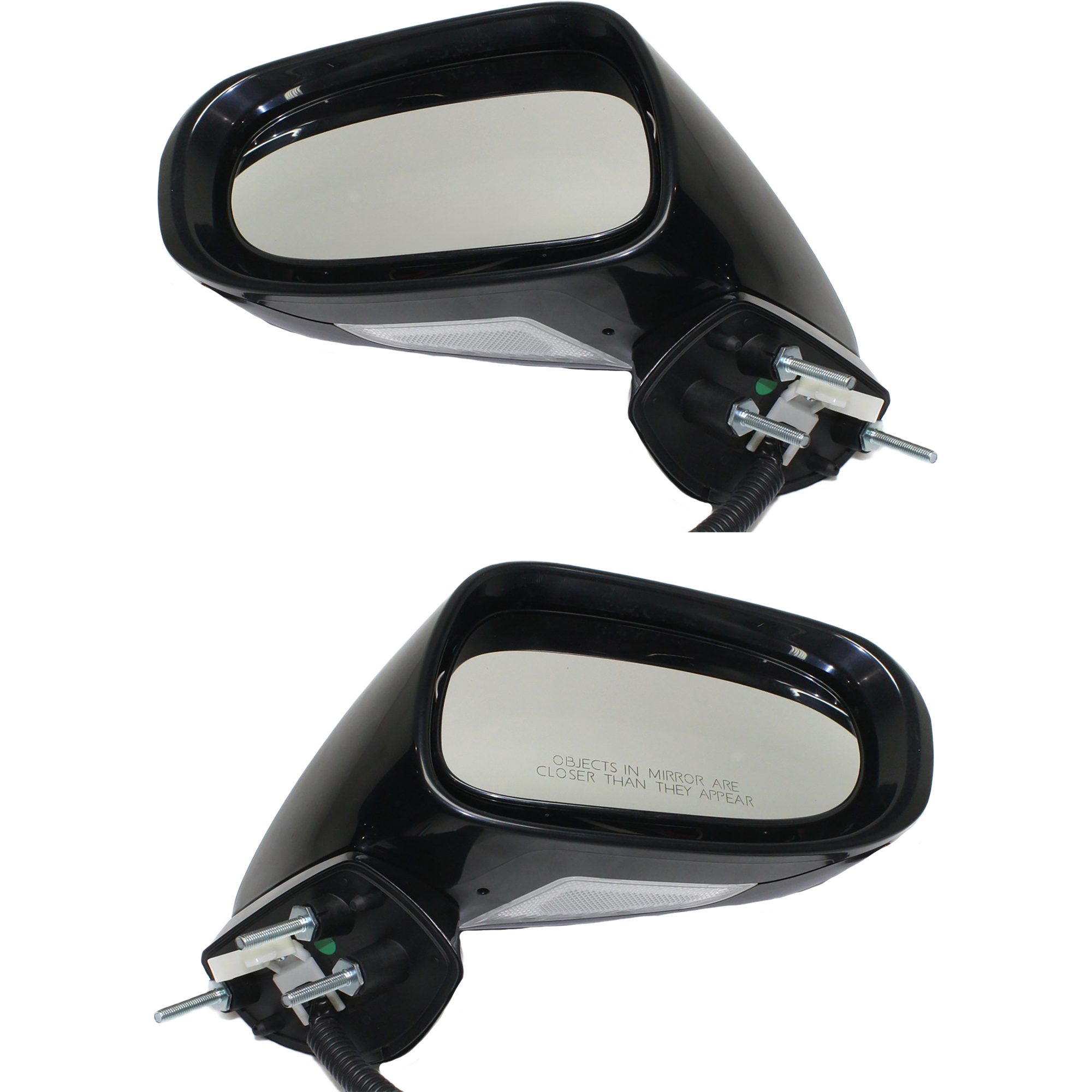 AM IS250 IS350-09-13 MIRROR RH AND LH Power Manual Folding Heated Paintable w Memory Puddle Light and Signal Light w Luxury Sport Package Exc. C Models SKU SET LX23ER S Partslink LX1320115 LX1321115 OEM 8791053550-8791053551-87910534