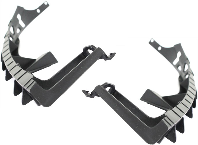 AM MAZDA 6-03-08 FRONT BUMPER BRACKET RH AND LH w o Turbo SKU SET M013105 Partslink MA1067111 MA1066111 OEM GJ6A50151B GJ6A50161B